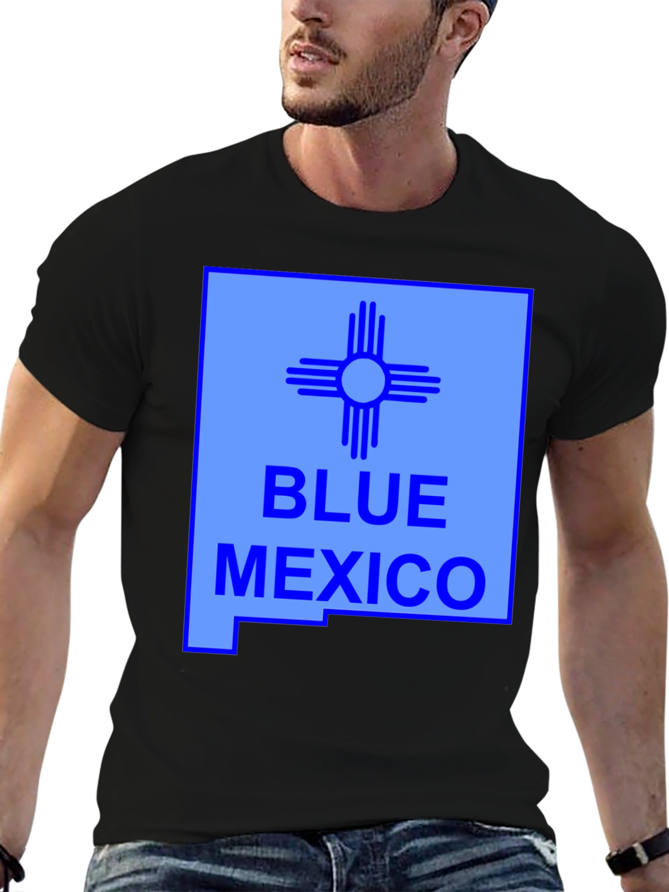 Blue Mexico Graphic Tee - Unisex