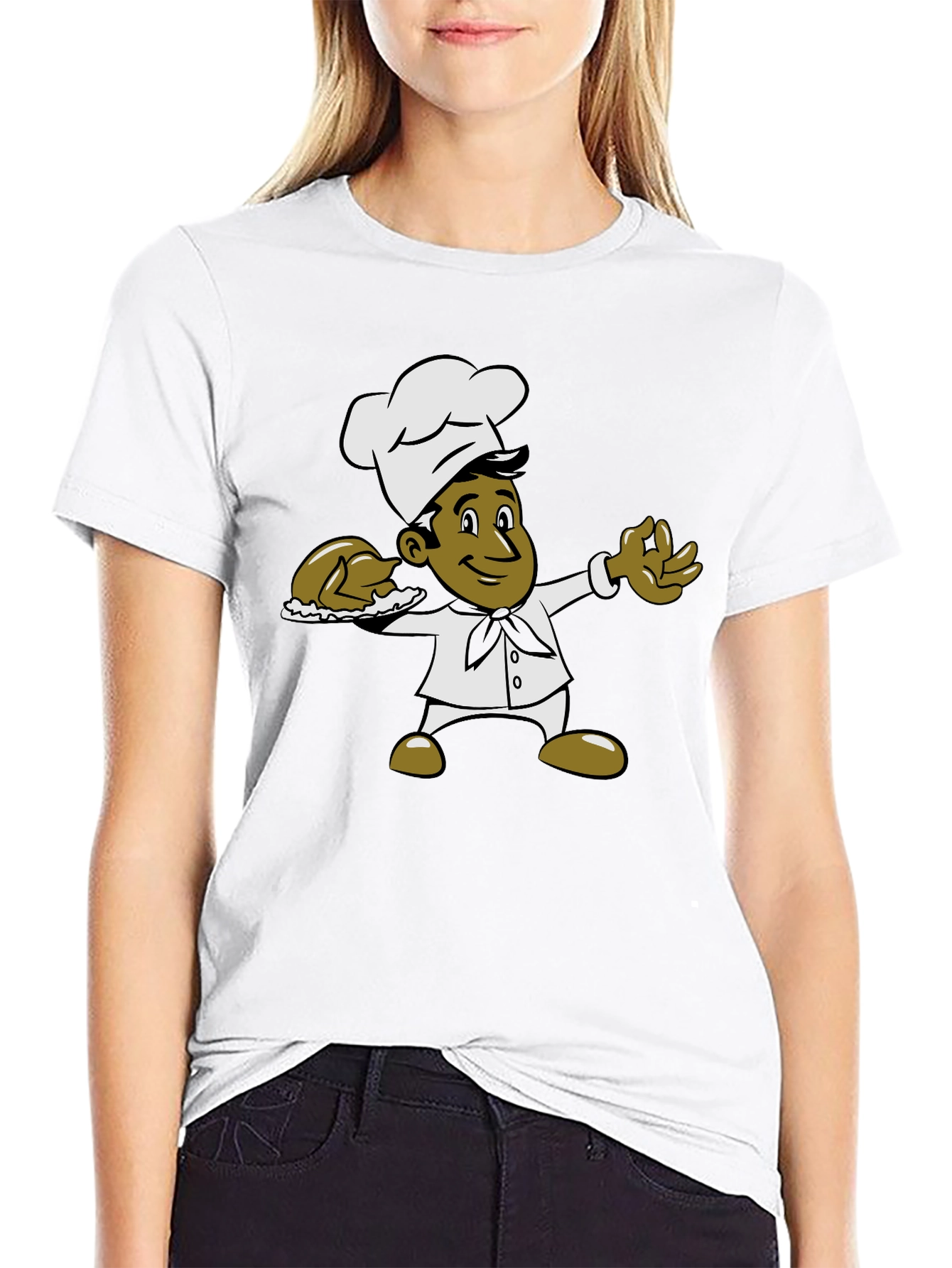 Chef Graphic Black T-Shirt