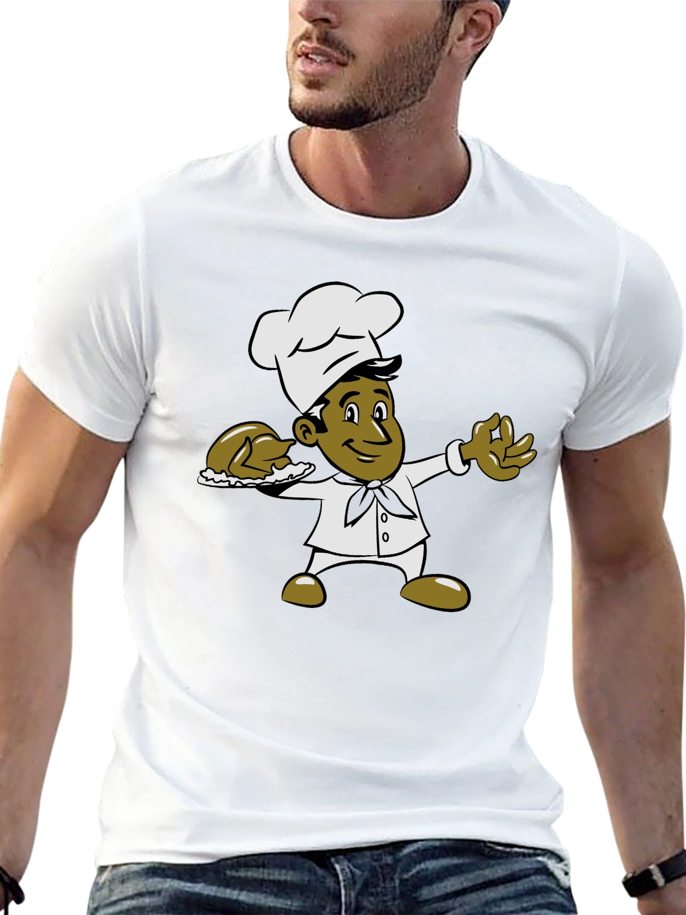 Chef Graphic Black T-Shirt