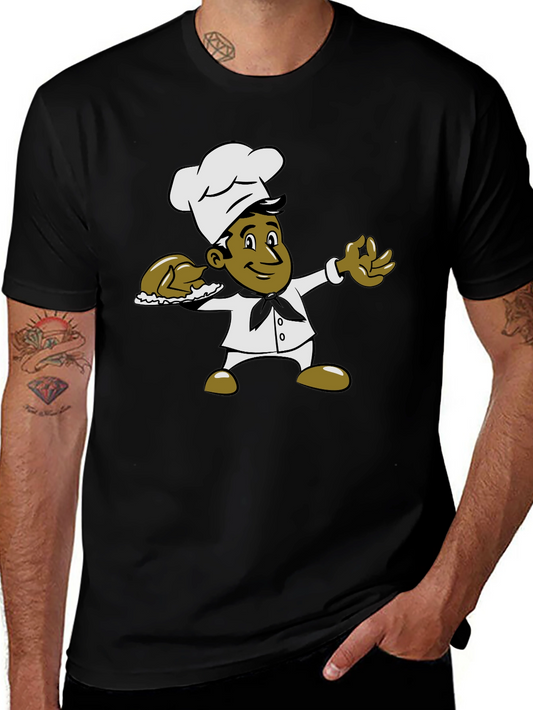 Chef Graphic Black T-Shirt