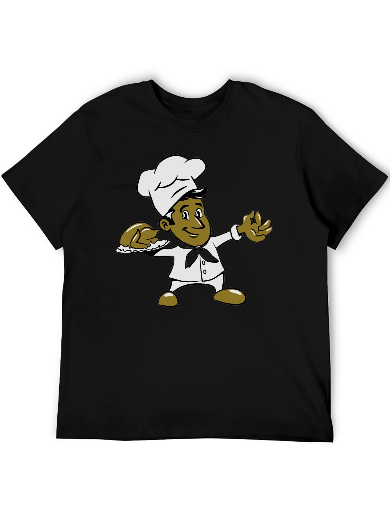 Chef Graphic Black T-Shirt