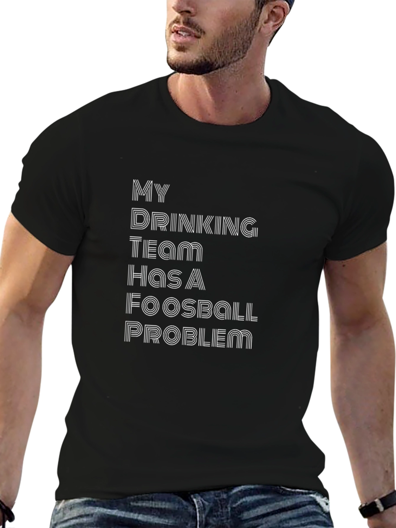 Funny Foosball Drinking Team T-Shirt