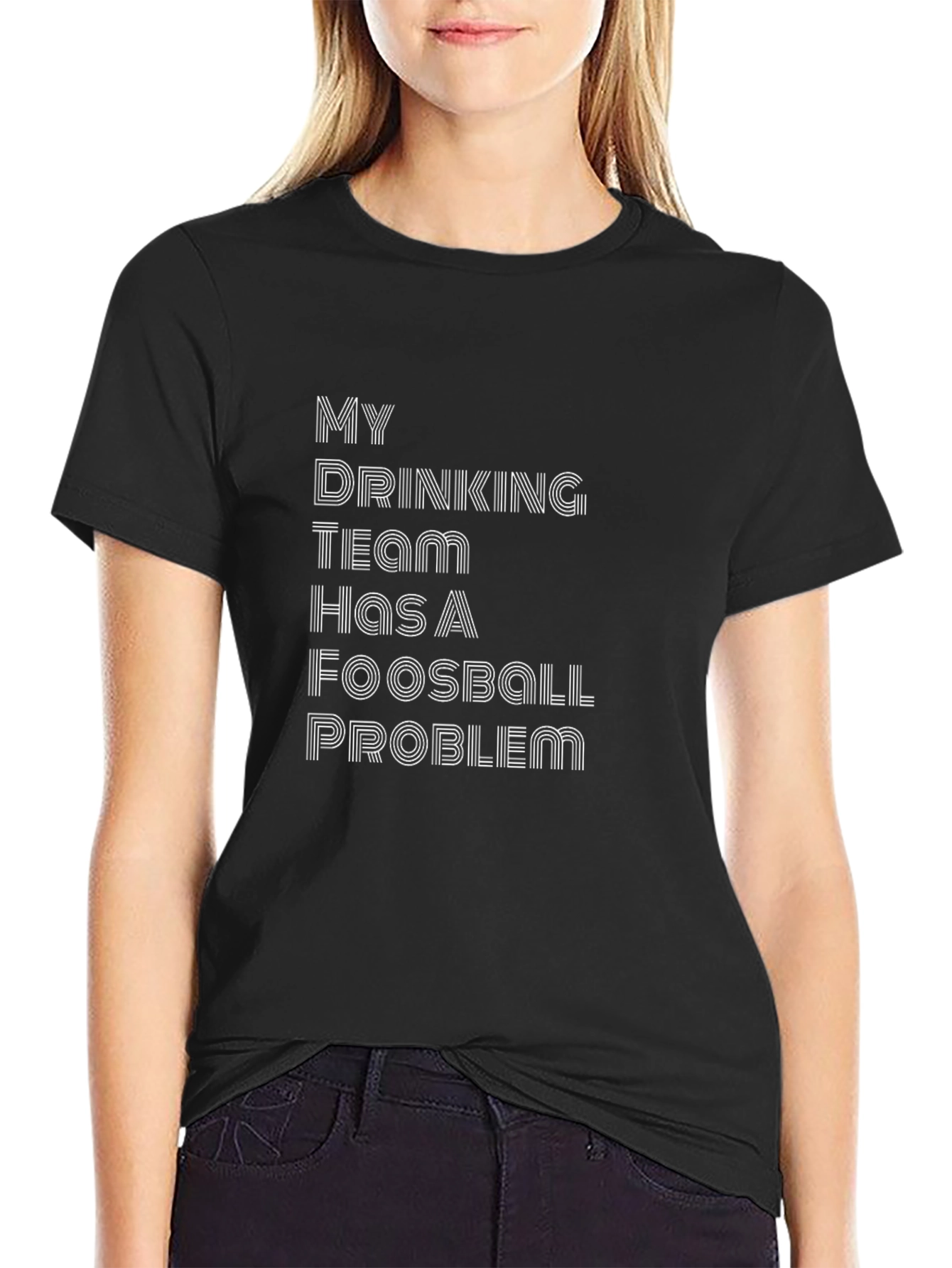 Funny Foosball Drinking Team T-Shirt