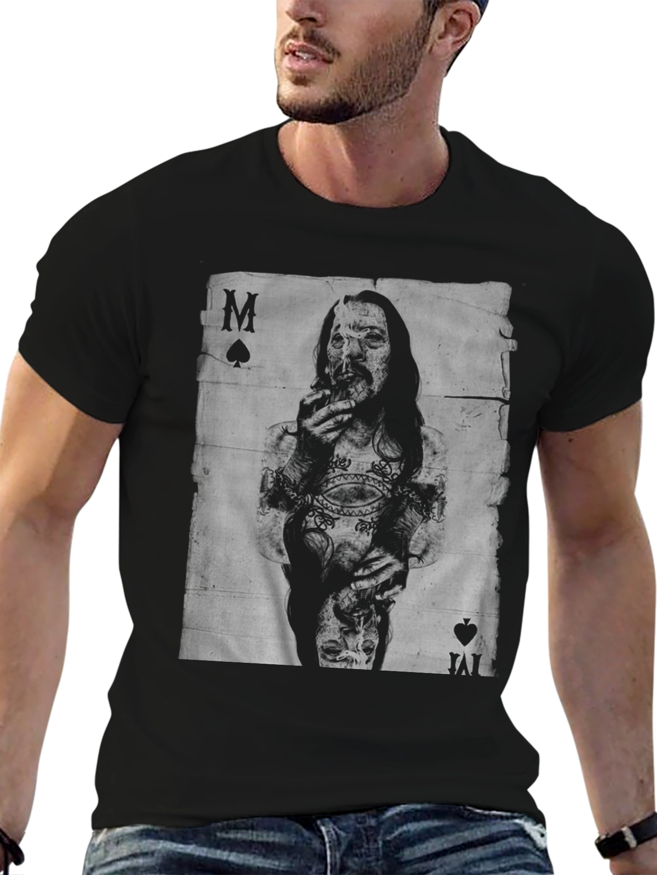King of Spades Graphic Tee - Black