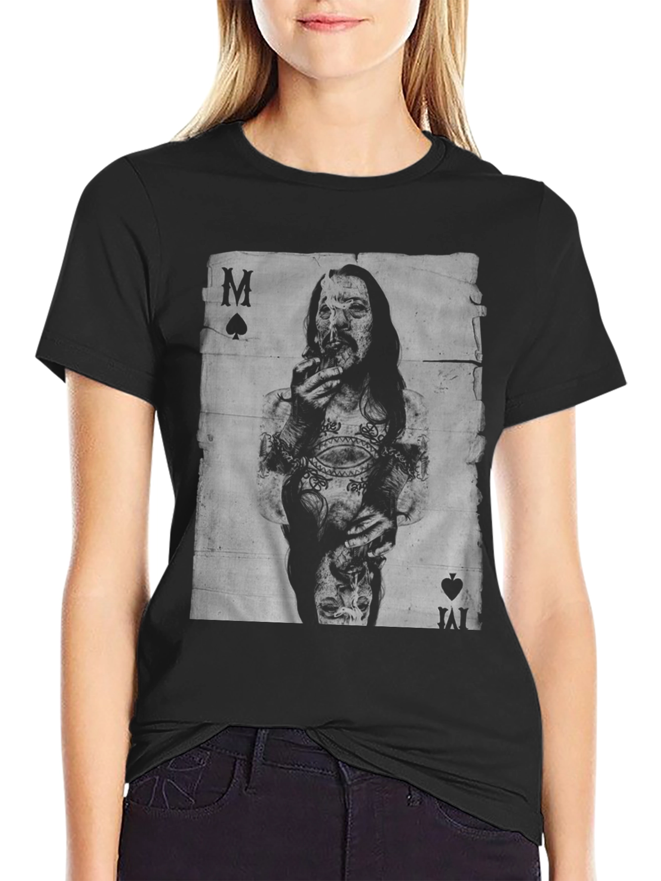 King of Spades Graphic Tee - Black