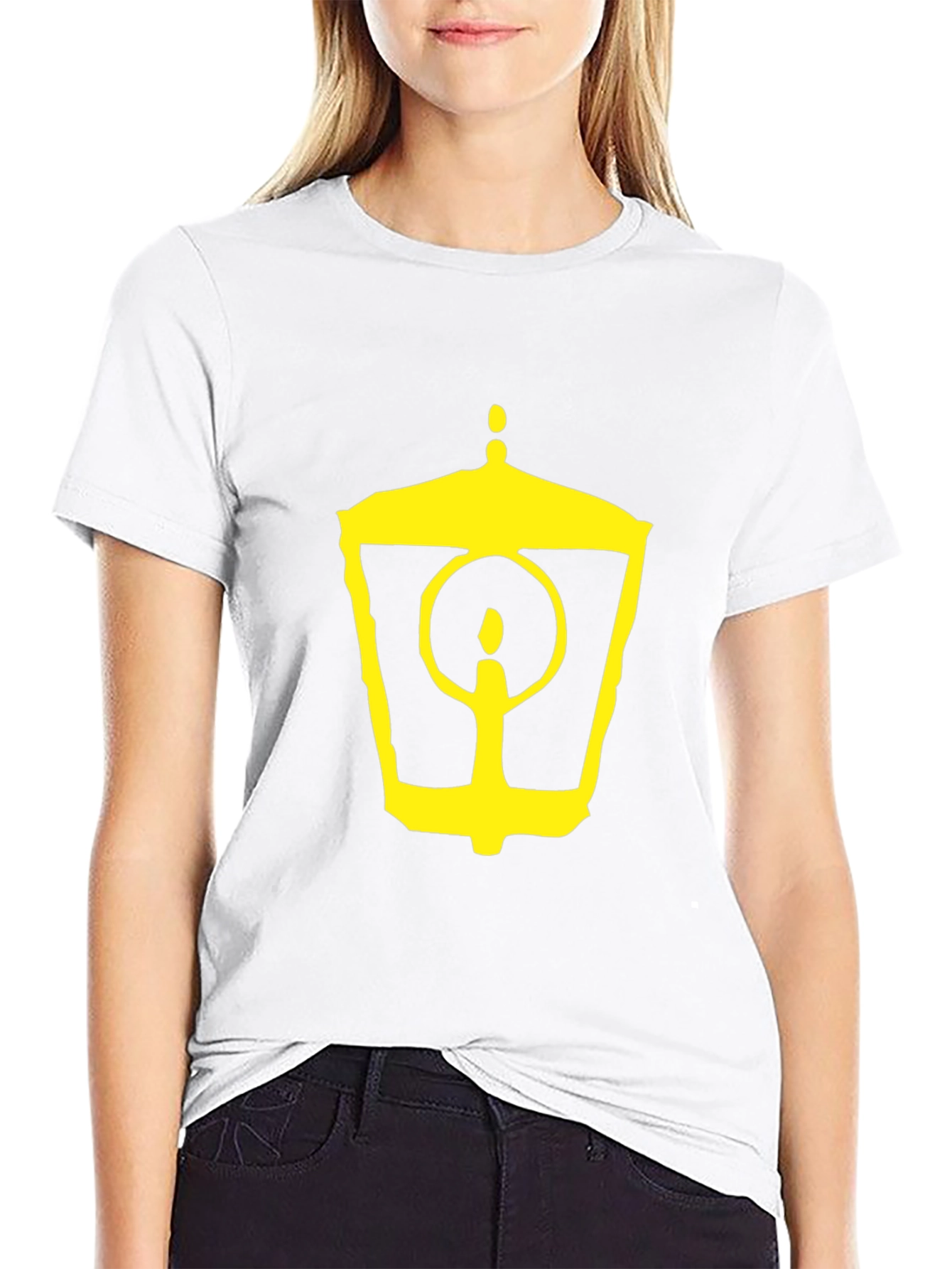 Lantern Graphic Black T-Shirt