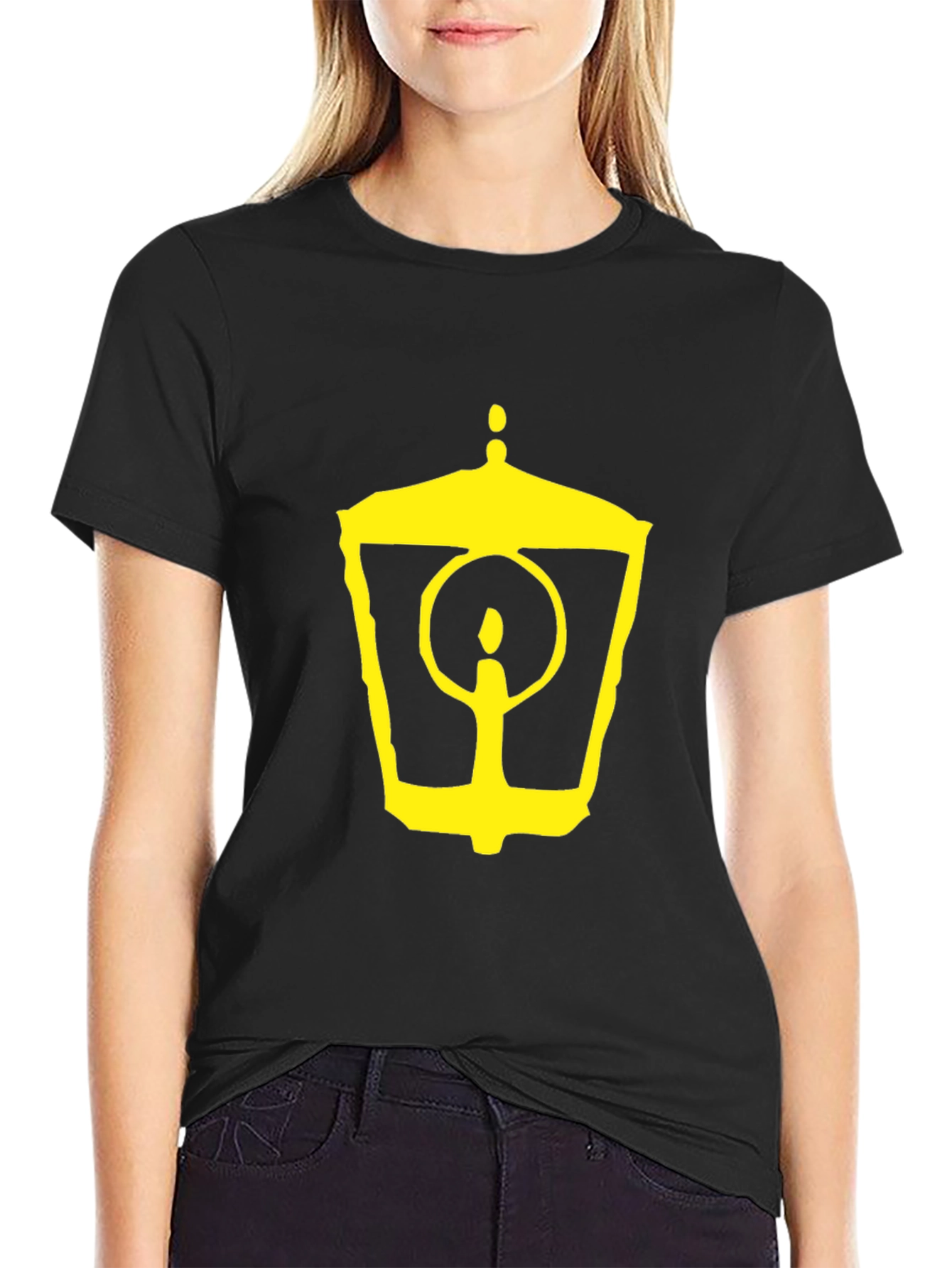 Lantern Graphic Black T-Shirt