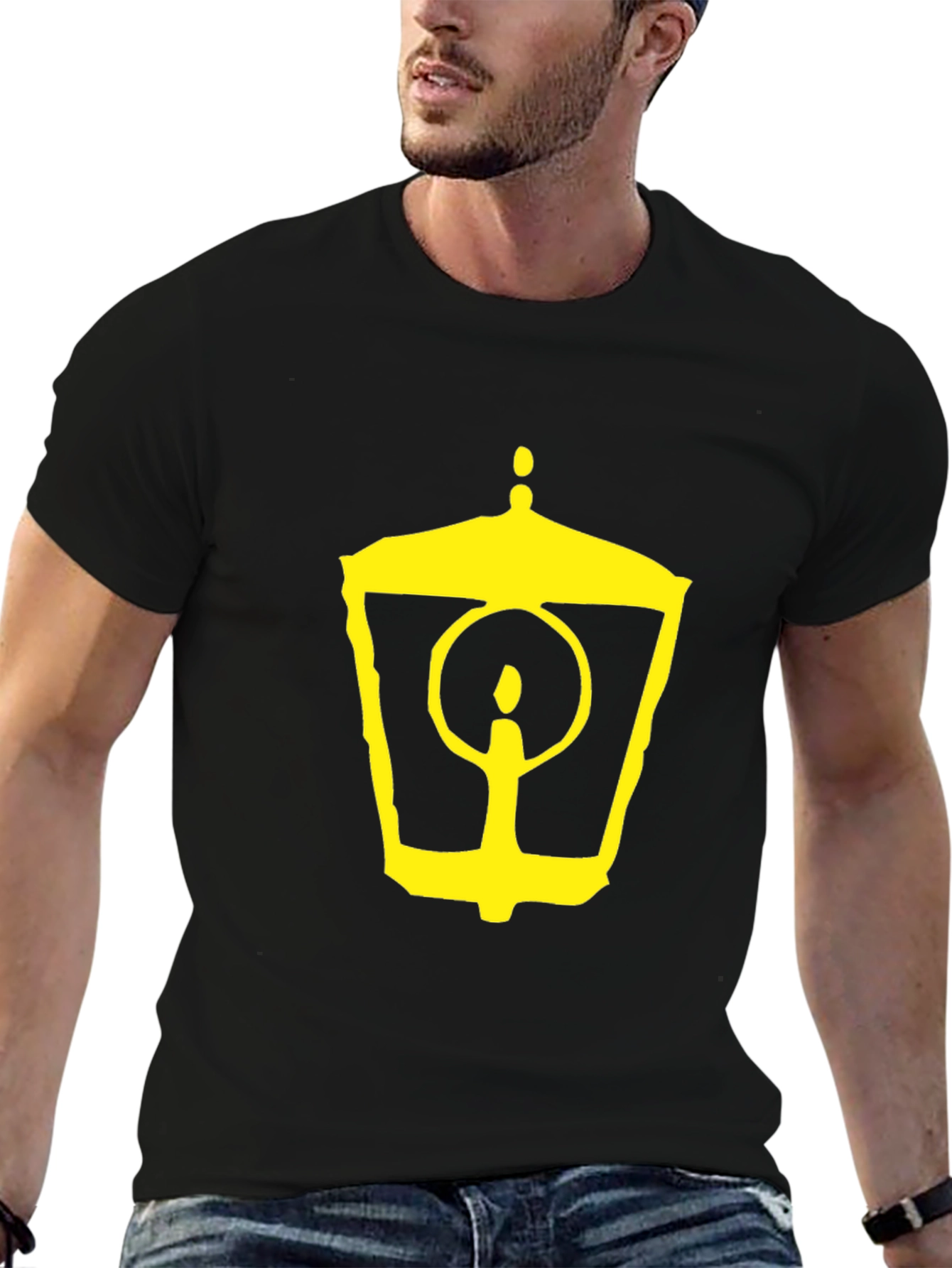 Lantern Graphic Black T-Shirt