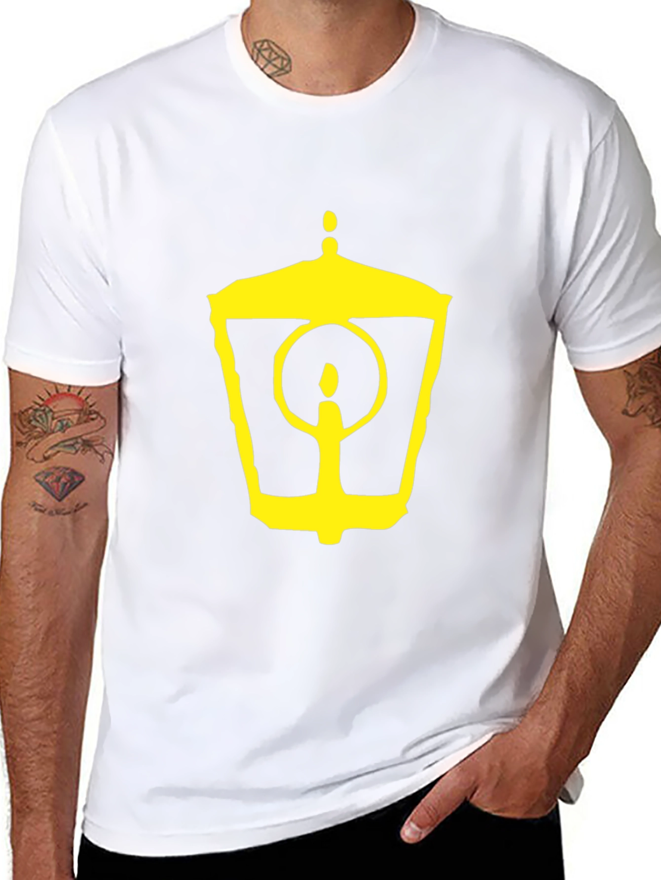 Lantern Graphic Black T-Shirt