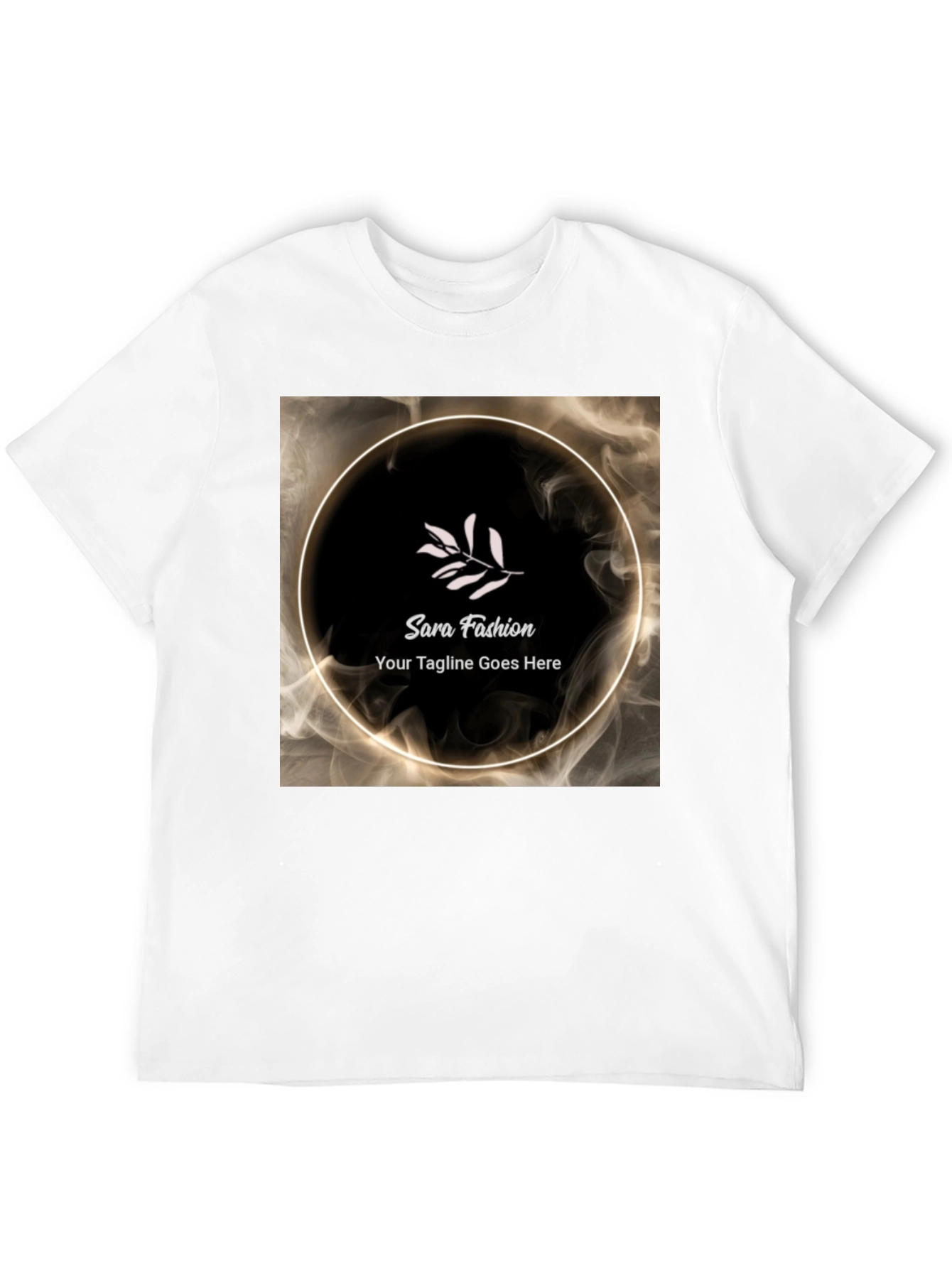Stylish Black T-Shirt with Sara Fashion Logo