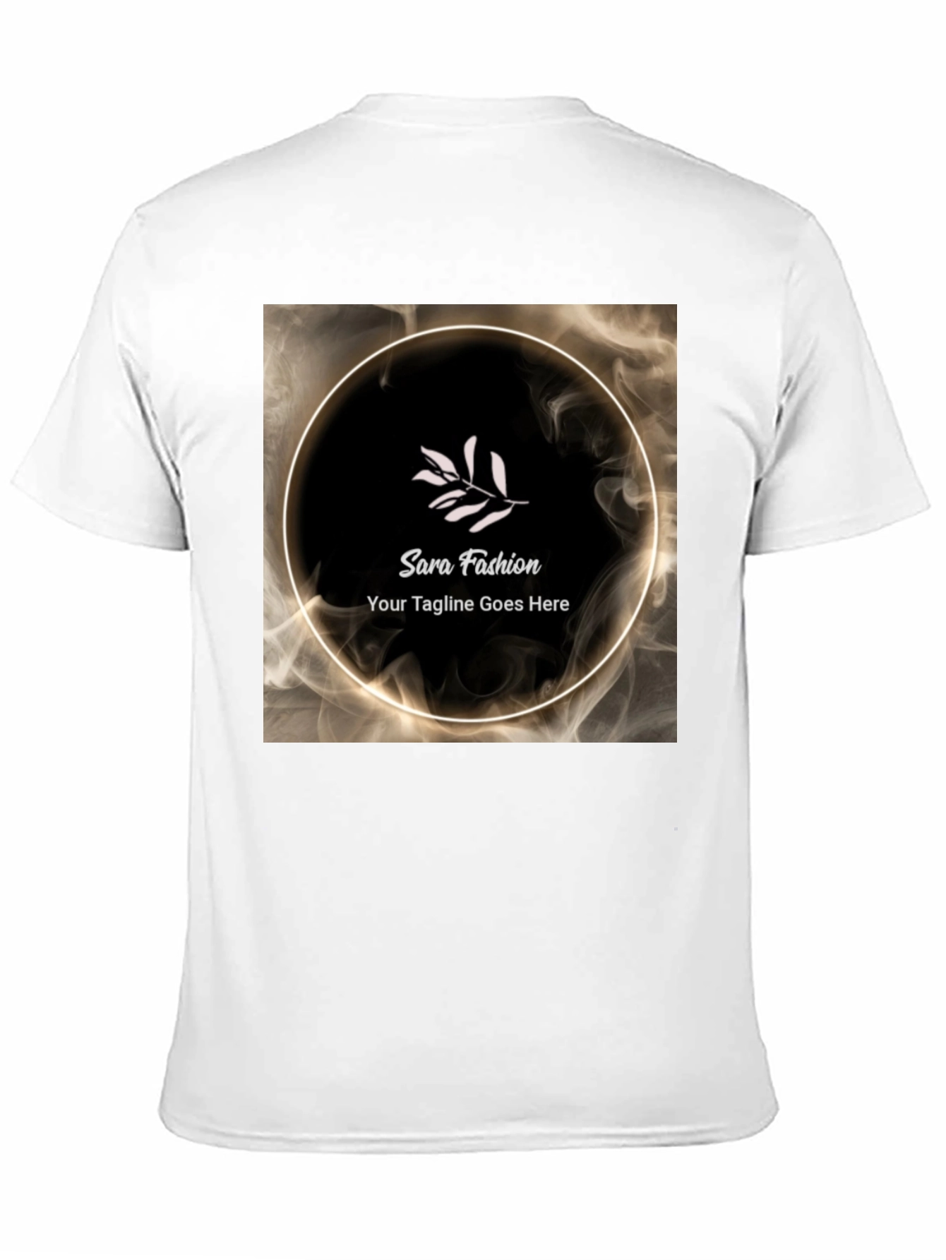 Stylish Black T-Shirt with Sara Fashion Logo