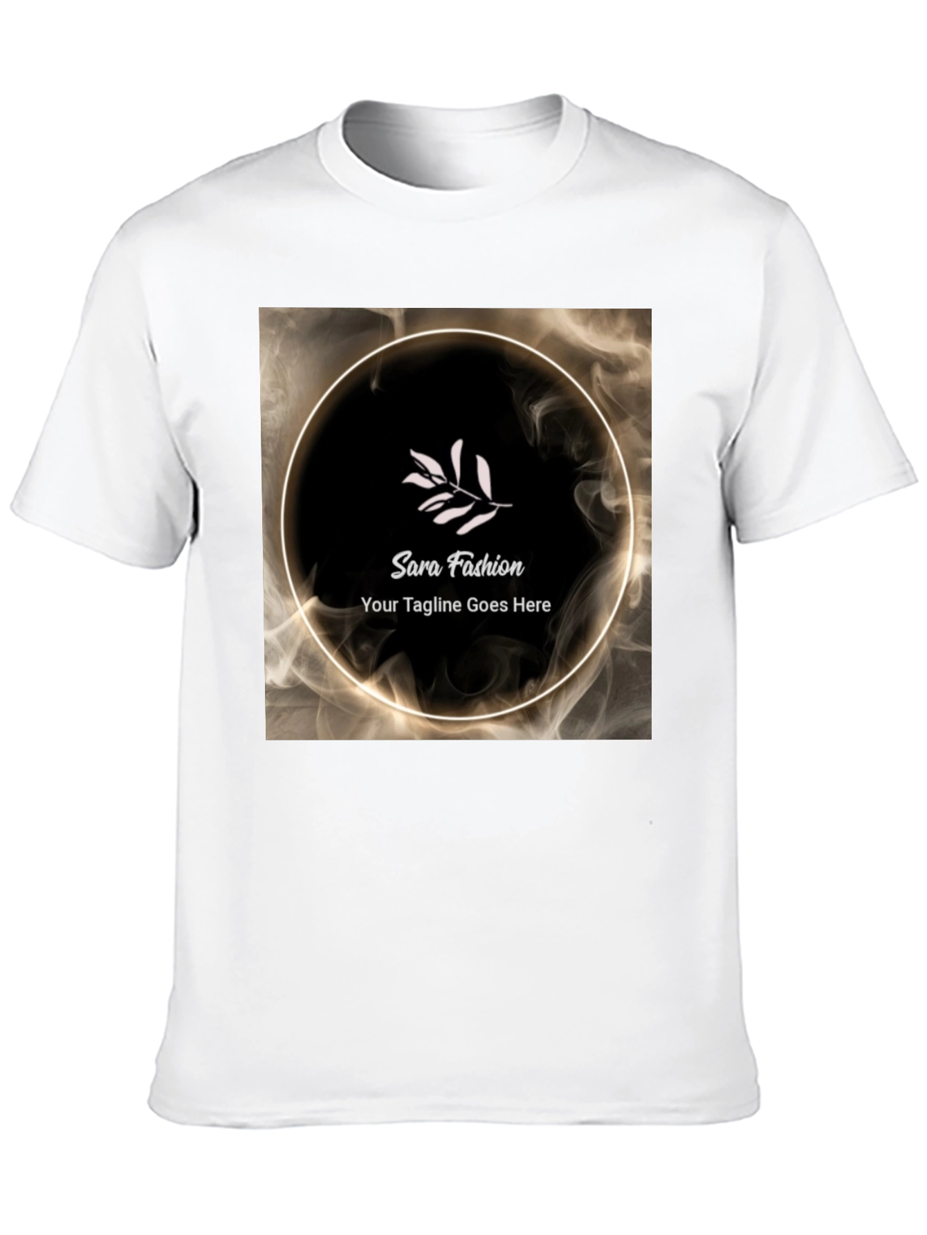 Stylish Black T-Shirt with Sara Fashion Logo