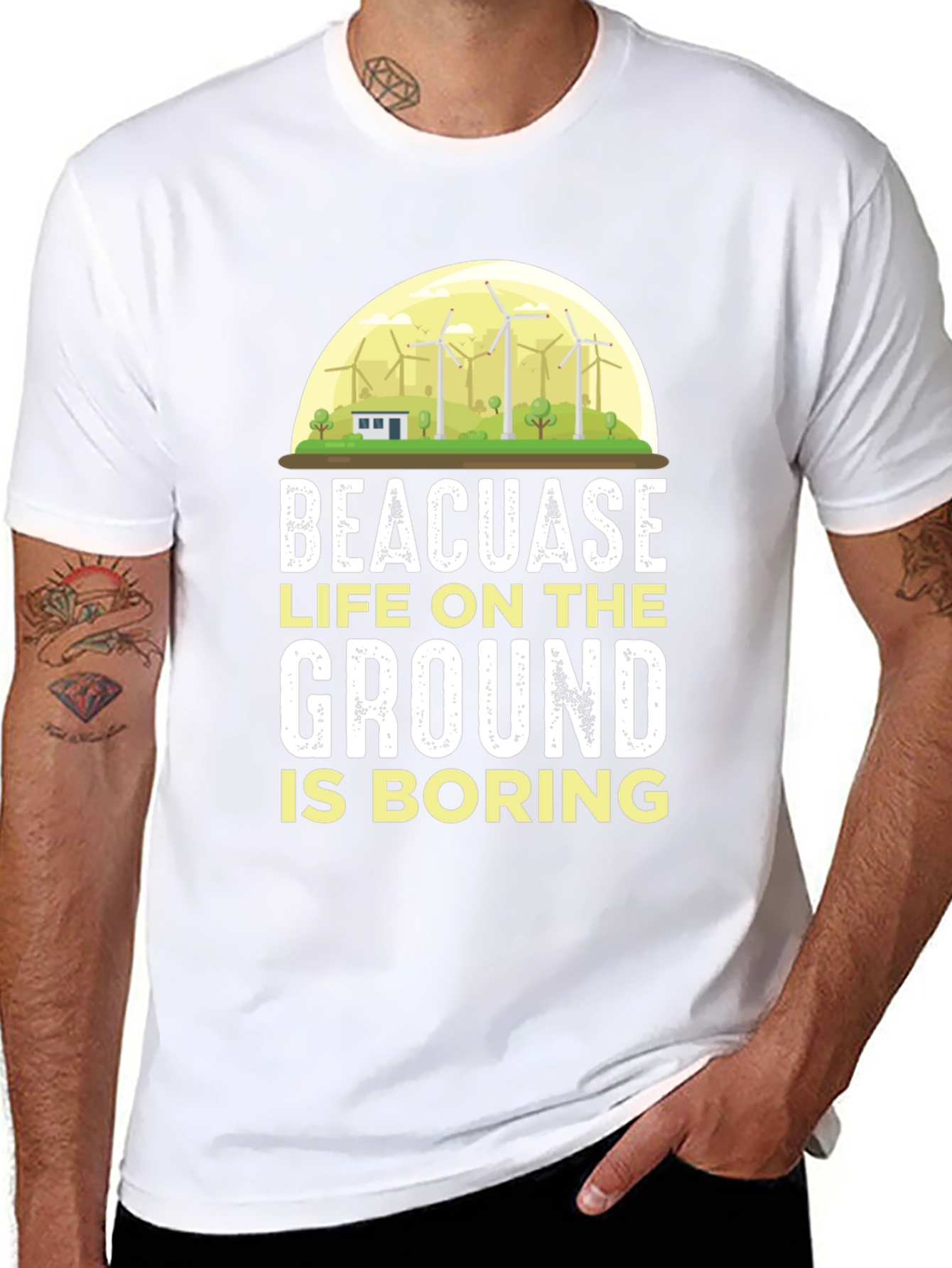 Life on the Ground is Boring T-Shirt