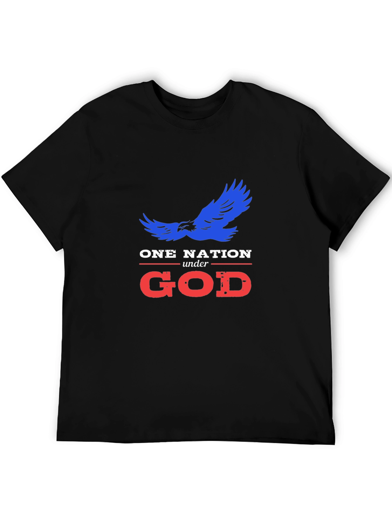 One Nation Under God T-Shirt Patriotic USA Eagle