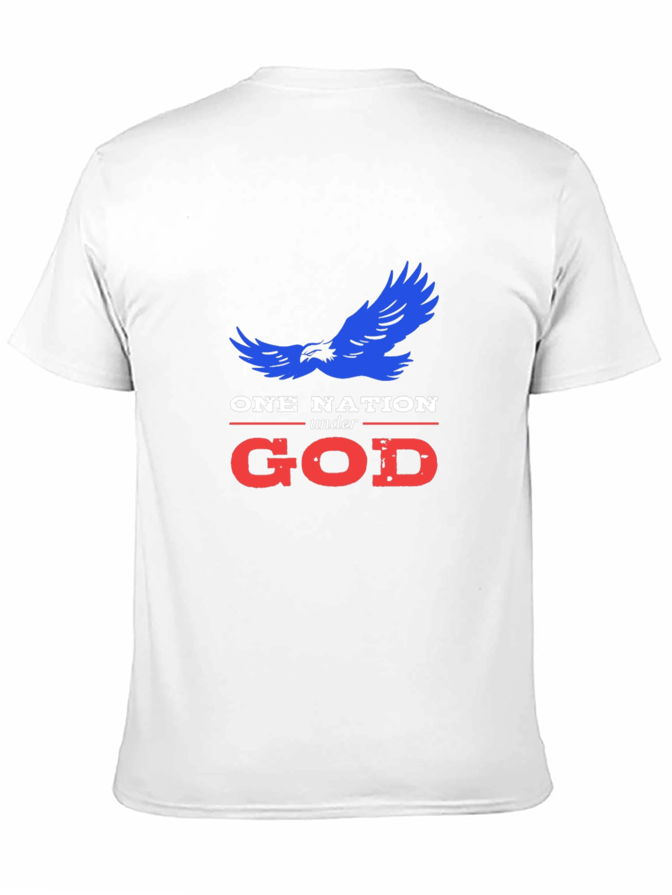 One Nation Under God T-Shirt Patriotic USA Eagle