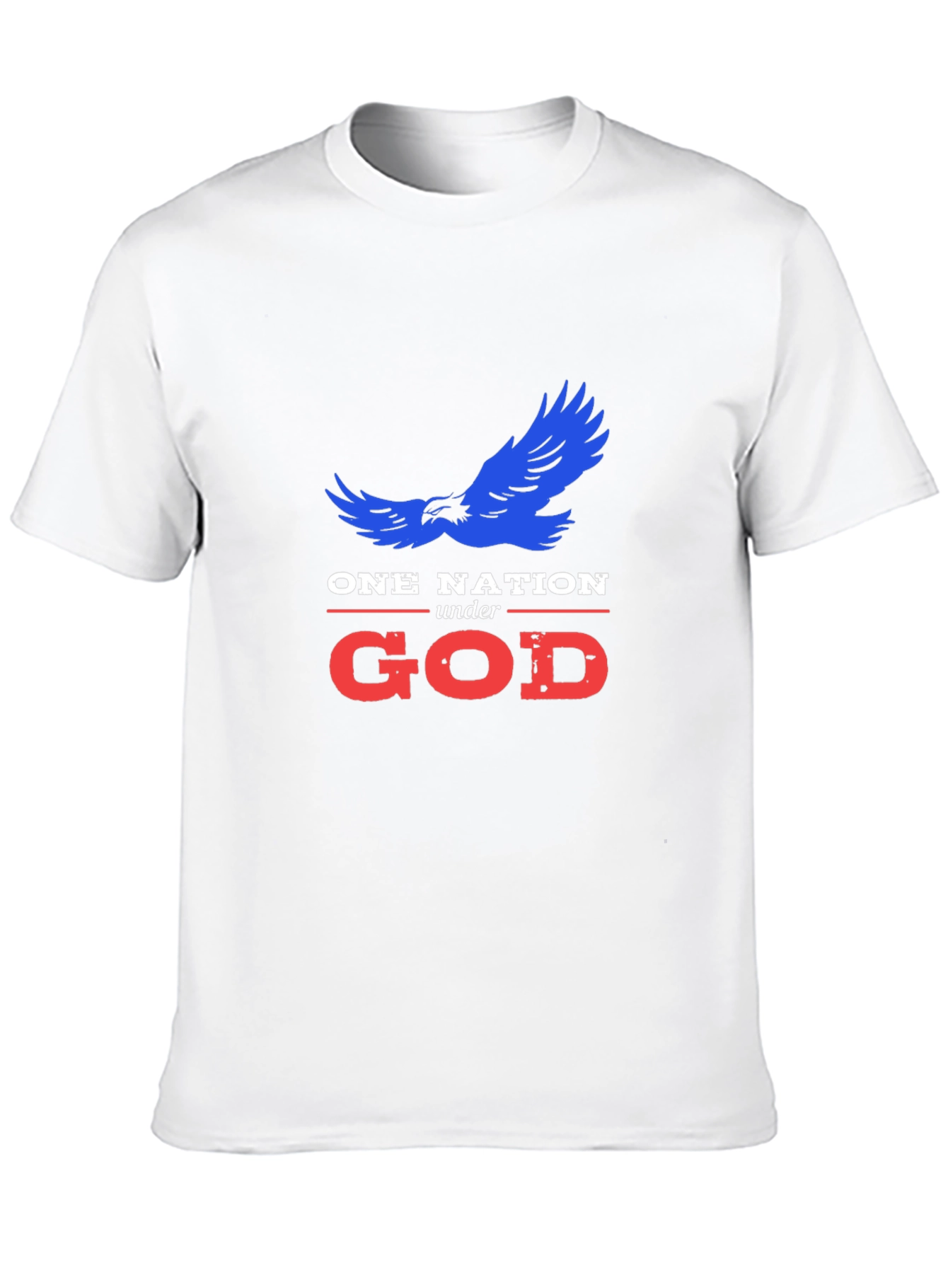 One Nation Under God T-Shirt Patriotic USA Eagle