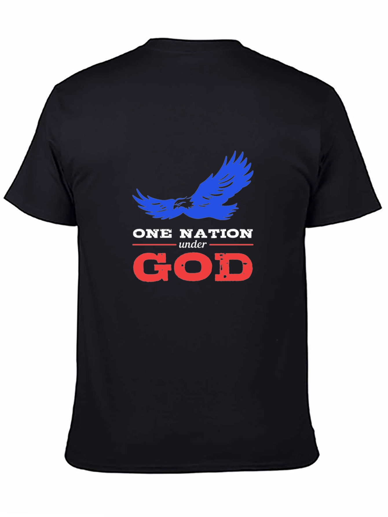 One Nation Under God T-Shirt Patriotic USA Eagle