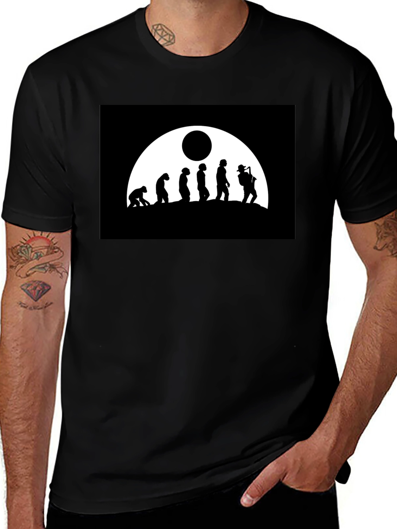 Evolution of Sax T-Shirt