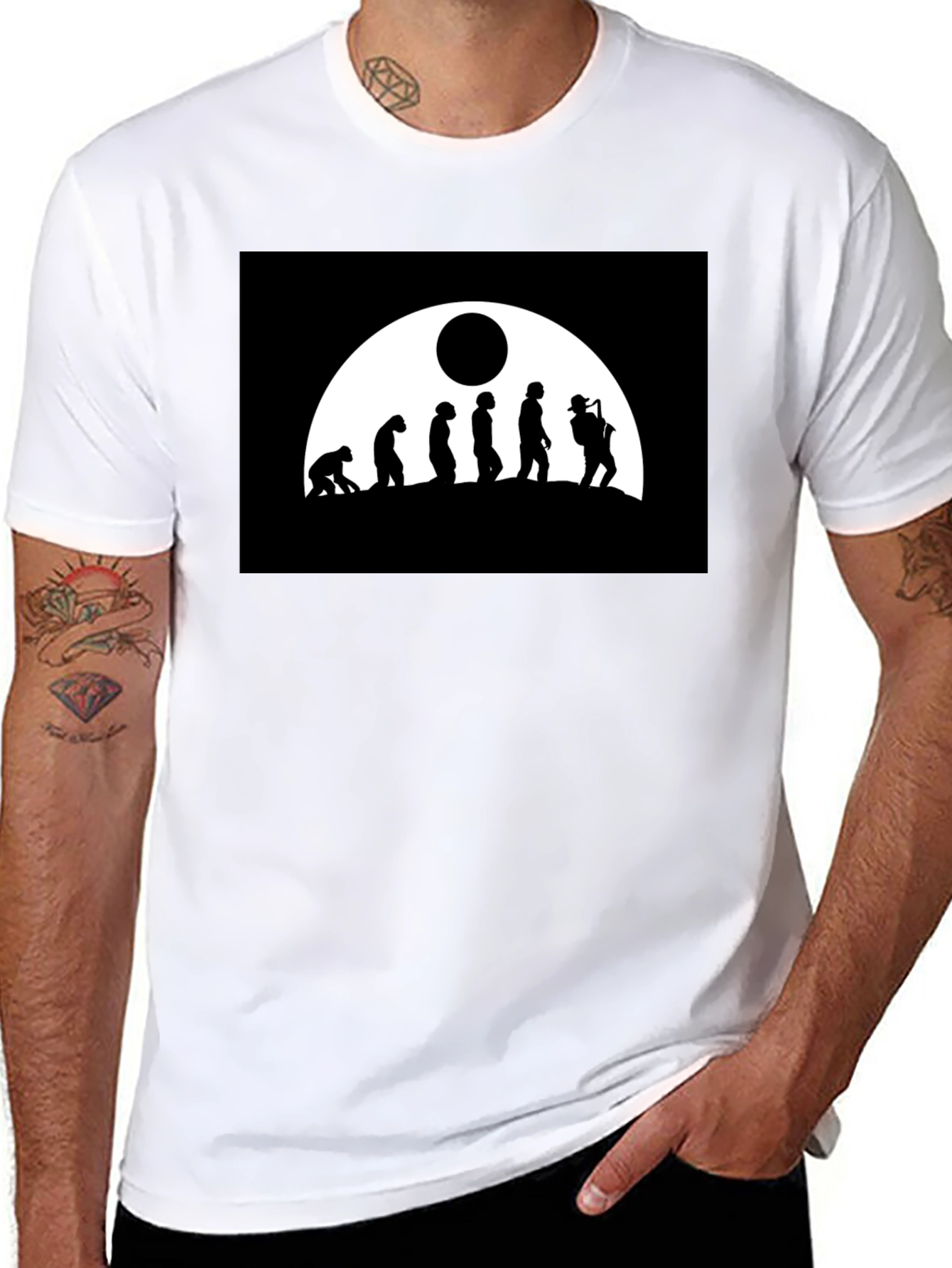 Evolution of Sax T-Shirt