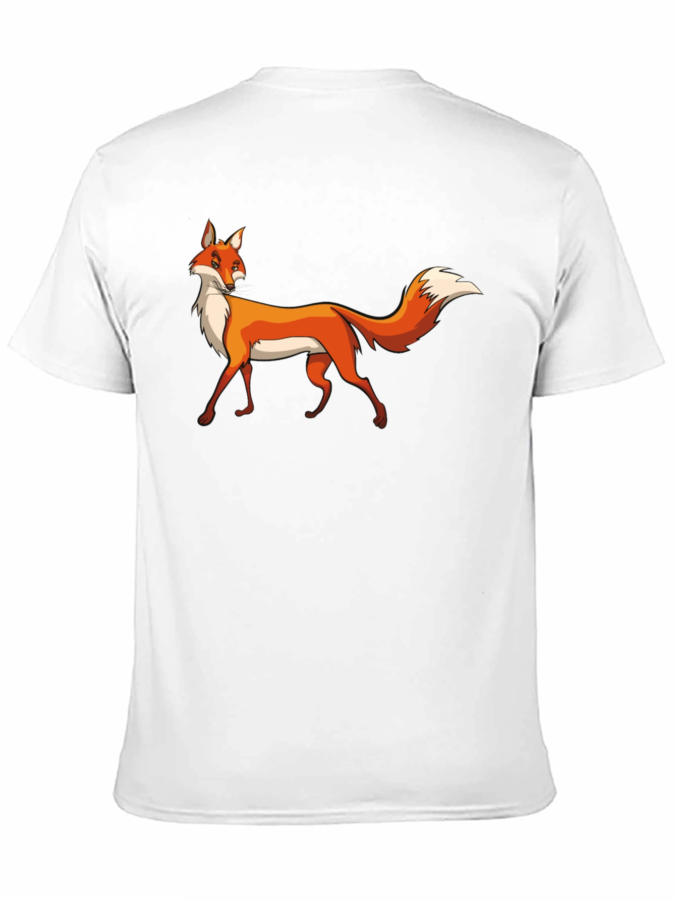 Fox Graphic Black T-Shirt Premium Cotton Tee