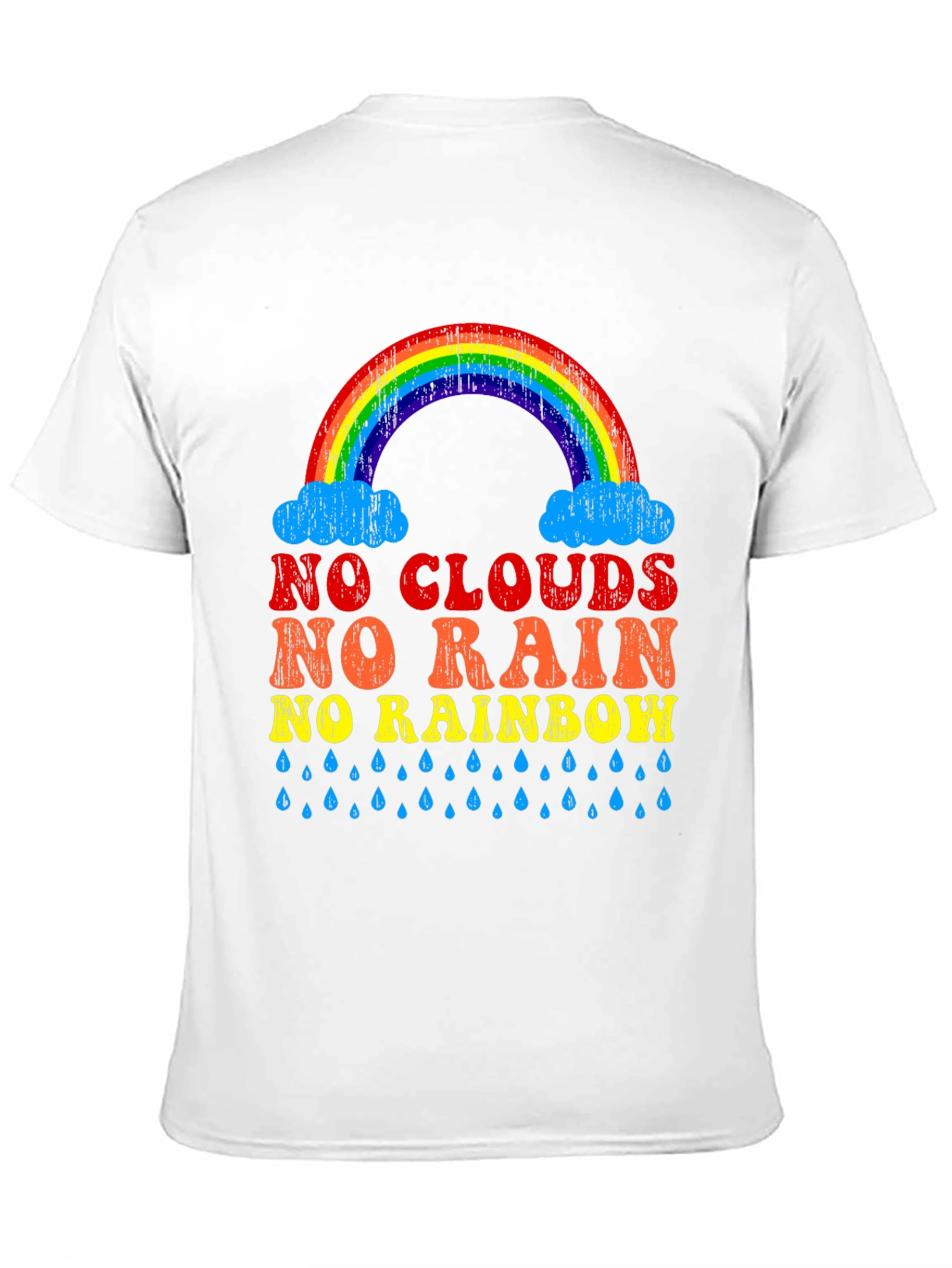 No Clouds No Rain No Rainbow Graphic Tee