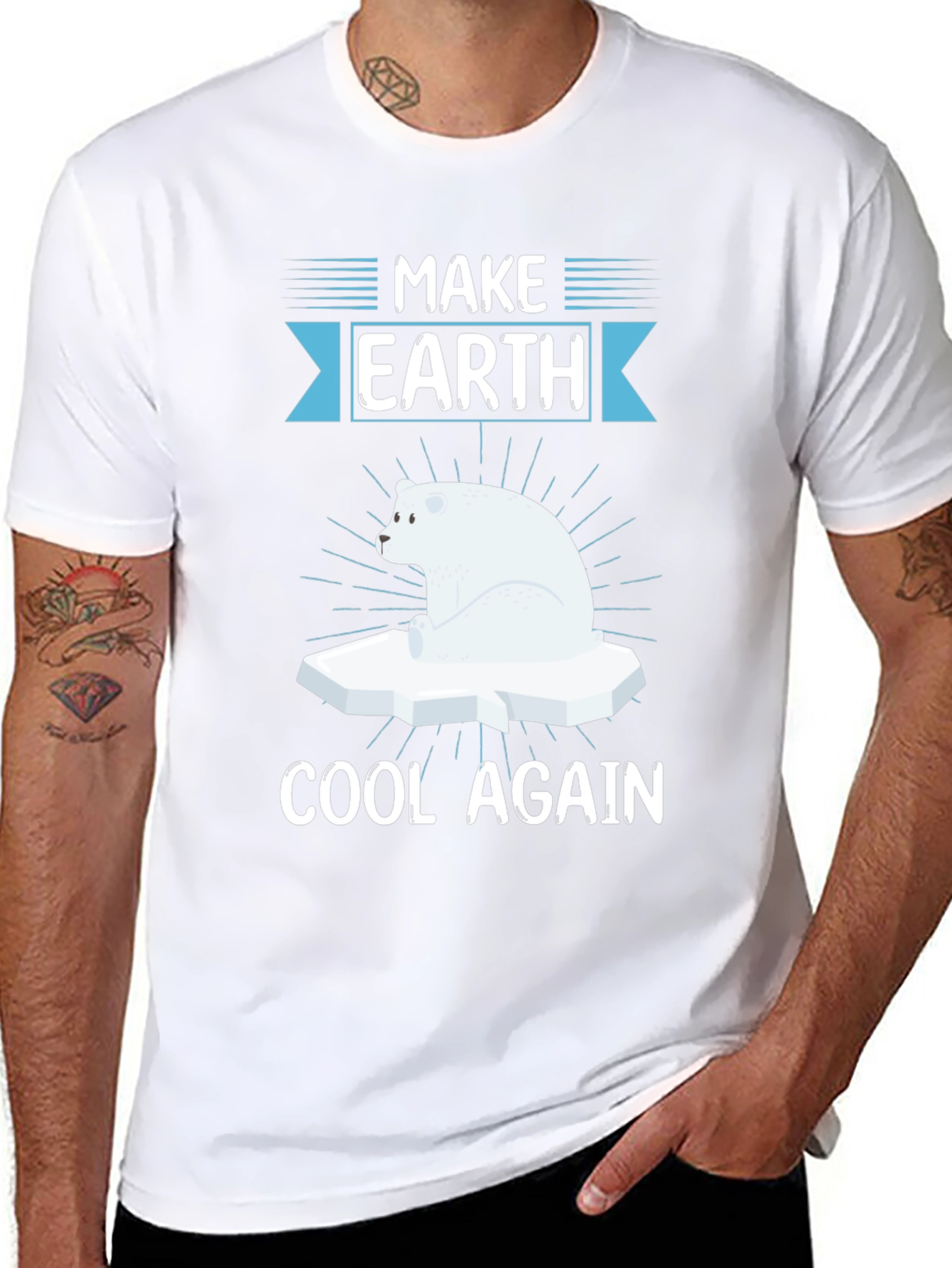 Make Earth Cool Again T-Shirt - Global Warming Awareness