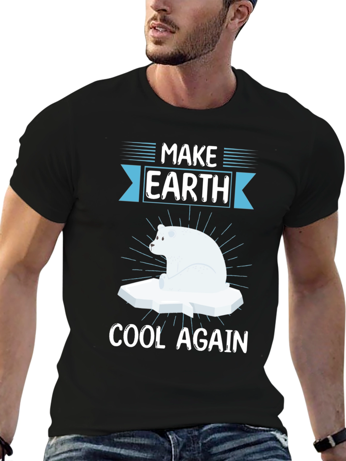 Make Earth Cool Again T-Shirt - Global Warming Awareness