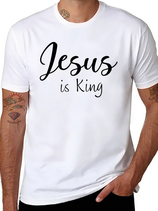 Jesus is King Black T-Shirt