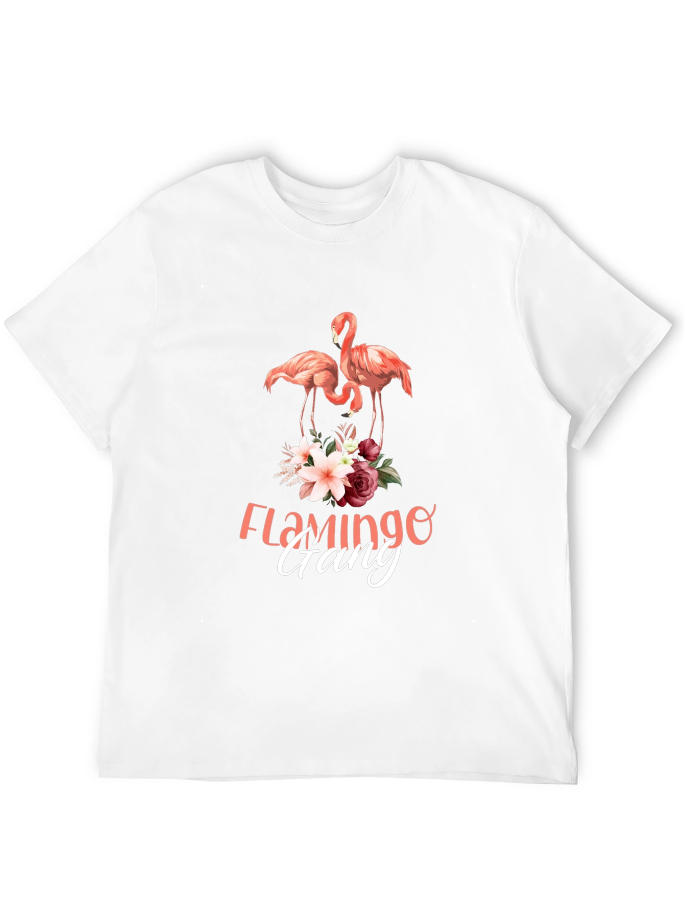 Flamingo Gang Graphic Tee - Unique Design