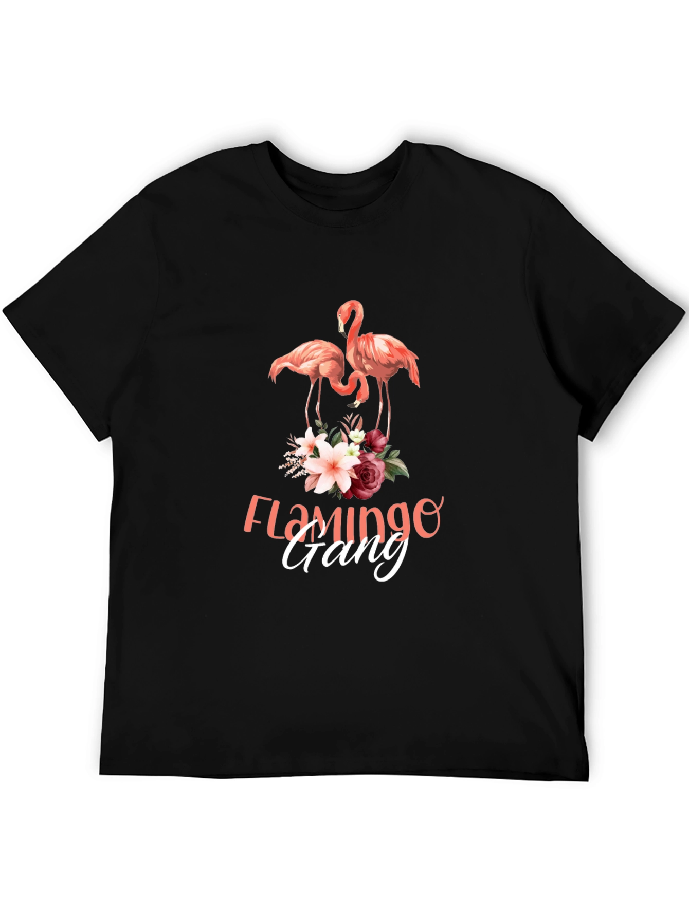 Flamingo Gang Graphic Tee - Unique Design
