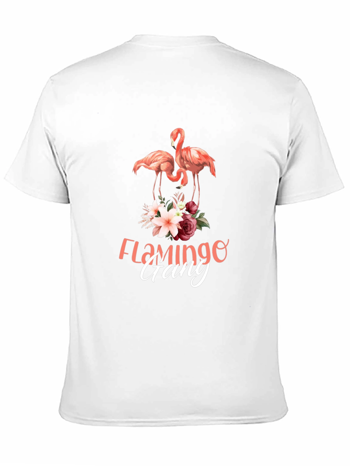 Flamingo Gang Graphic Tee - Unique Design