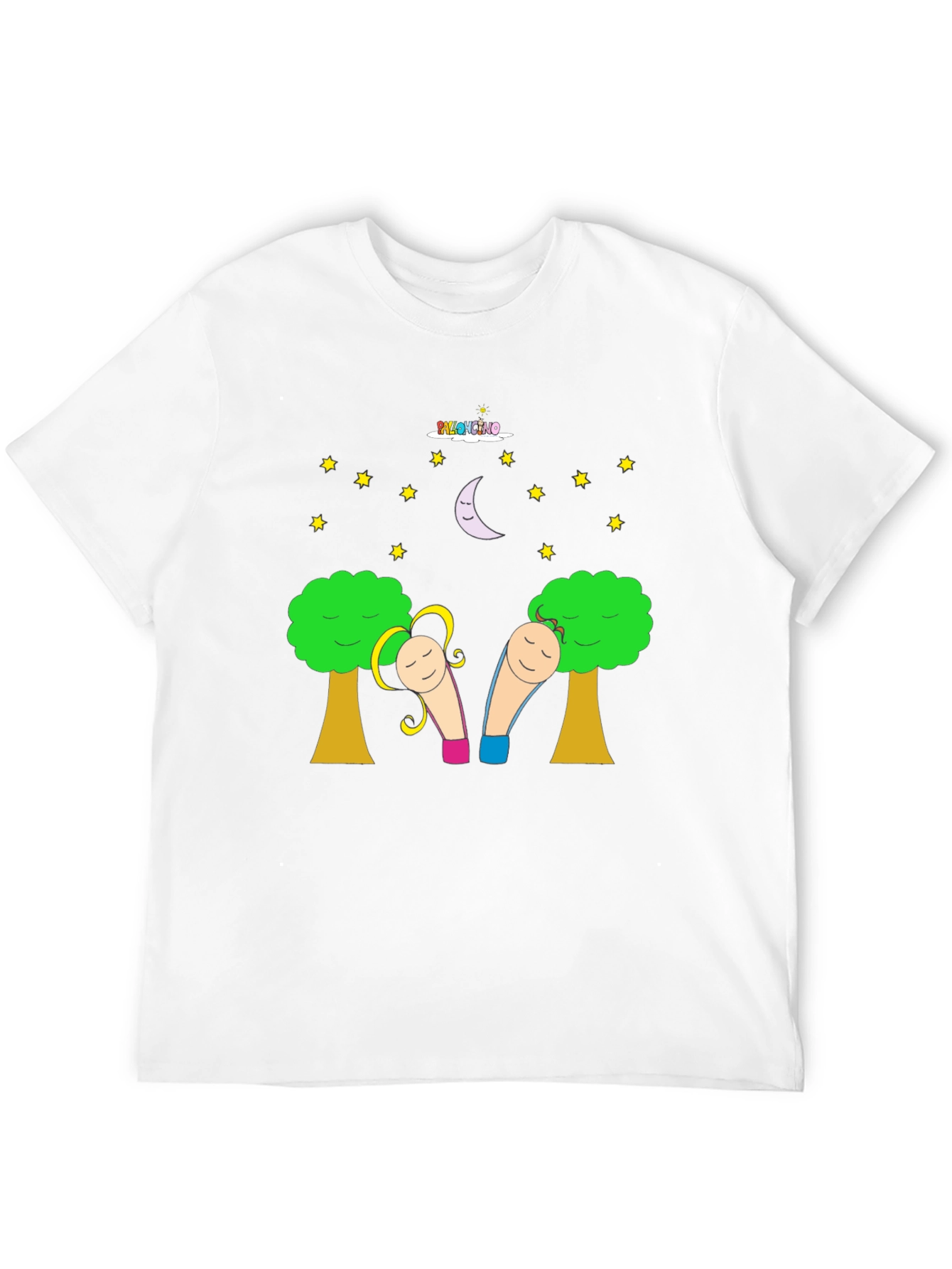 Whimsical Cartoon T-Shirt - Unisex Black Tee