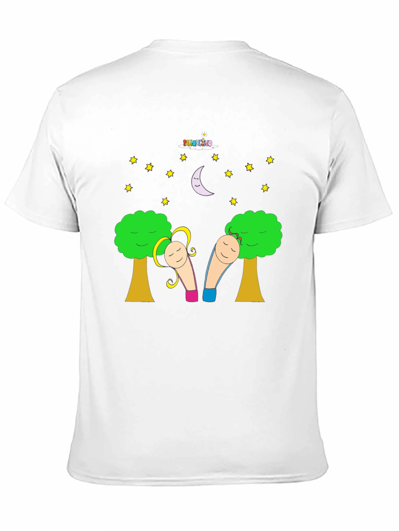 Whimsical Cartoon T-Shirt - Unisex Black Tee