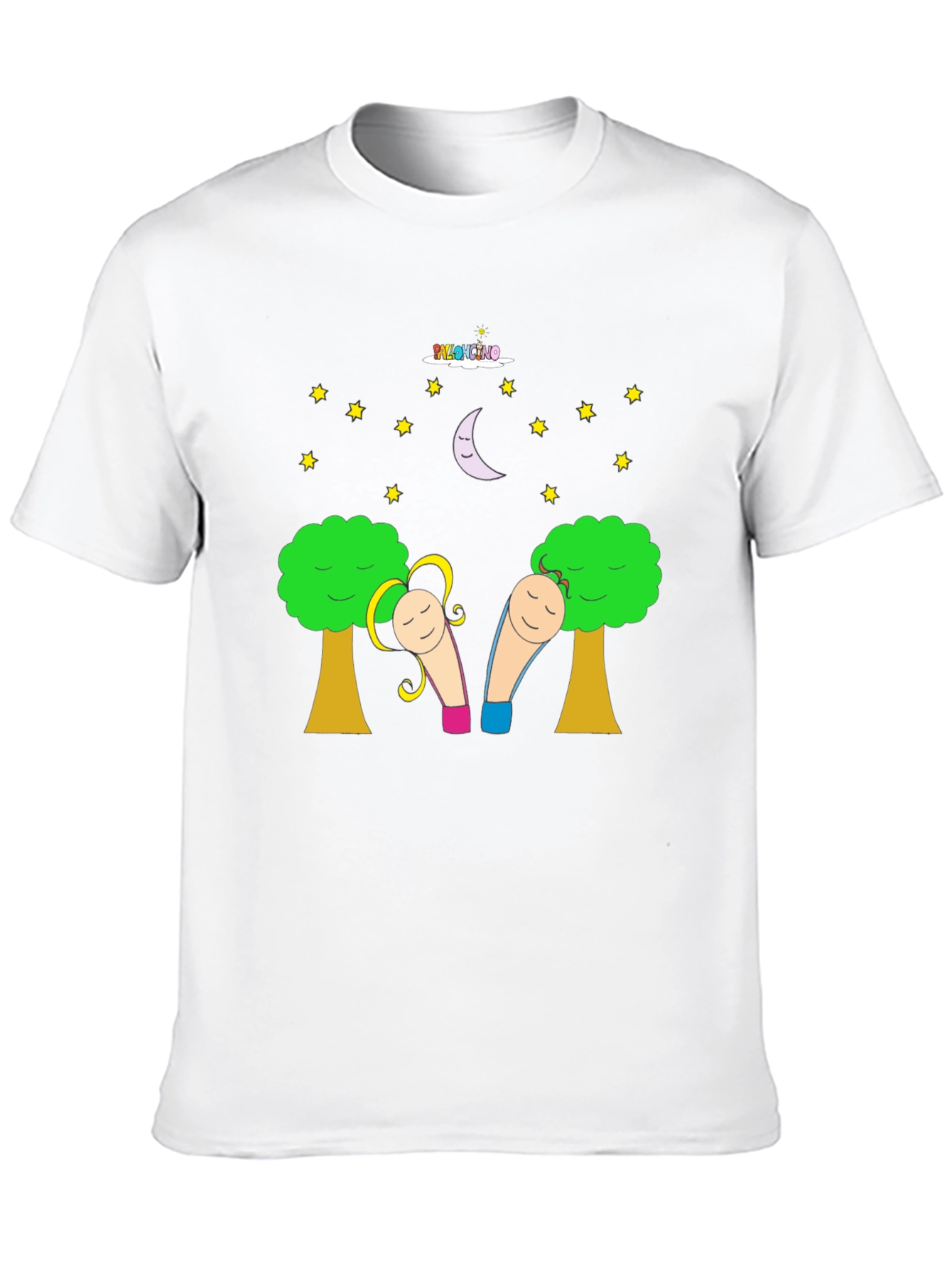 Whimsical Cartoon T-Shirt - Unisex Black Tee