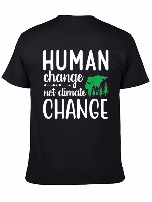 Human Change Tee: Eco-Friendly Activism