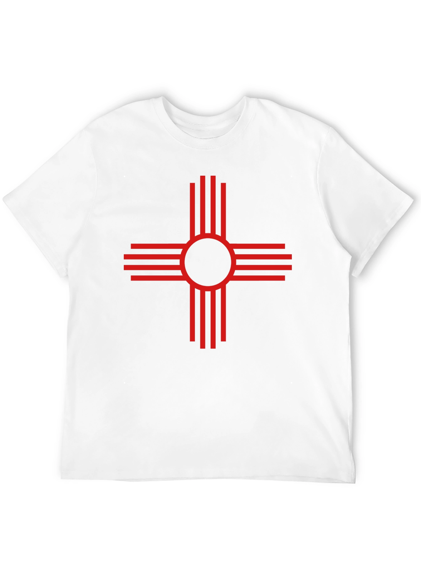 Red Zia Symbol Black Tee