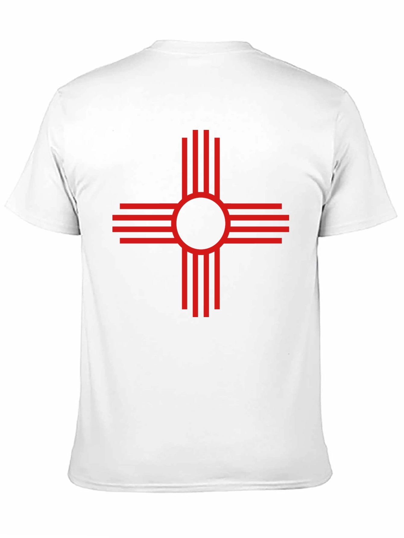 Red Zia Symbol Black Tee