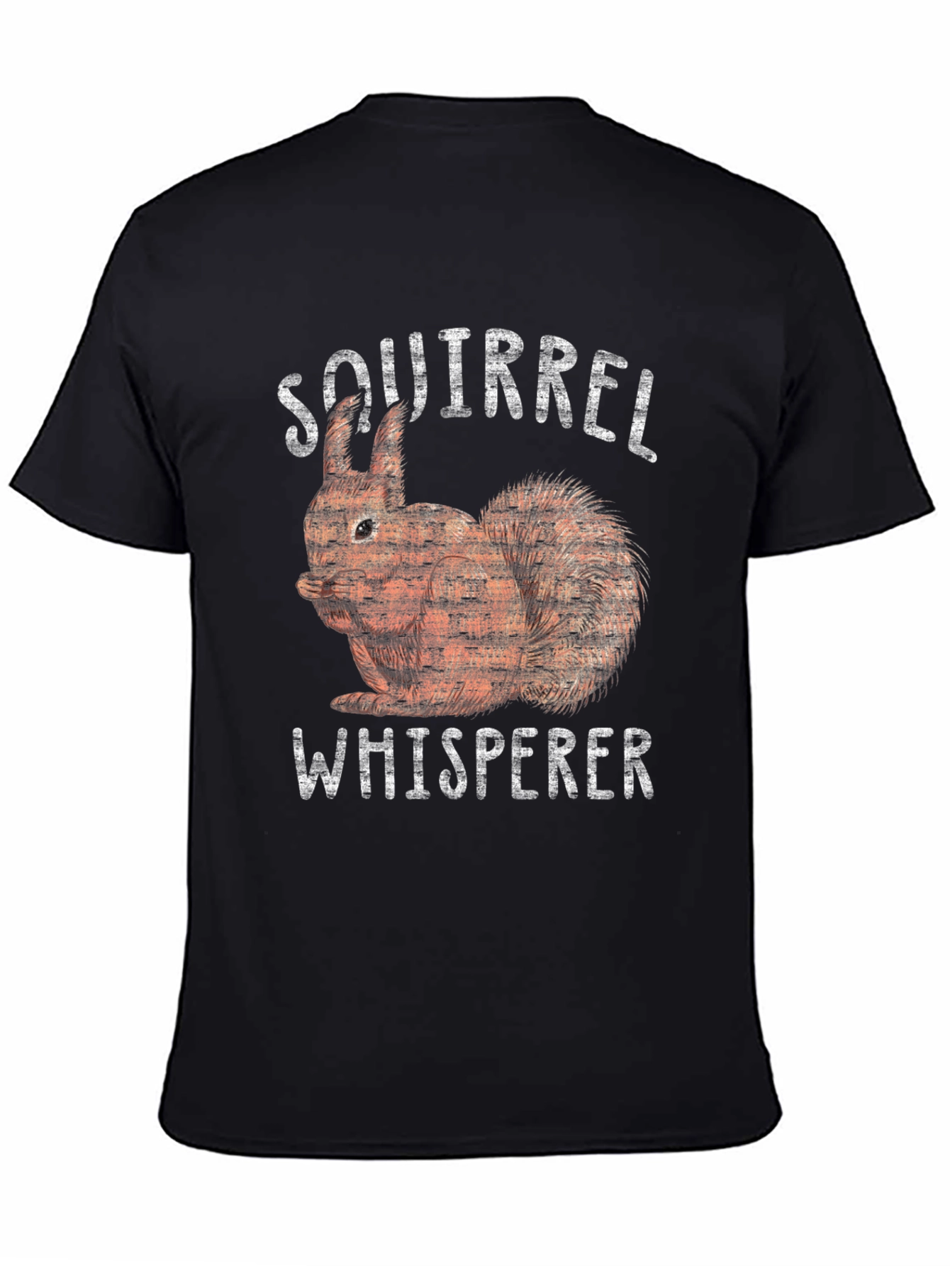 Squirrel Whisperer Graphic Tee - Black