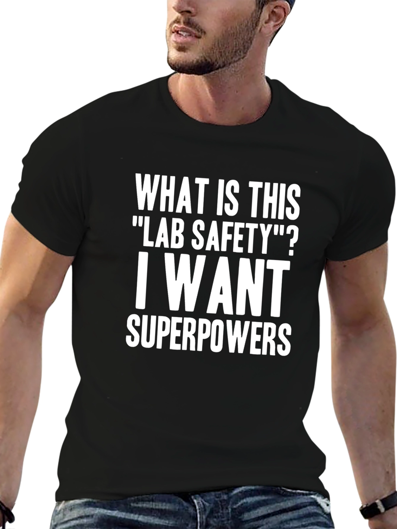 Lab Safety Superpowers T-Shirt - Funny Science Tee