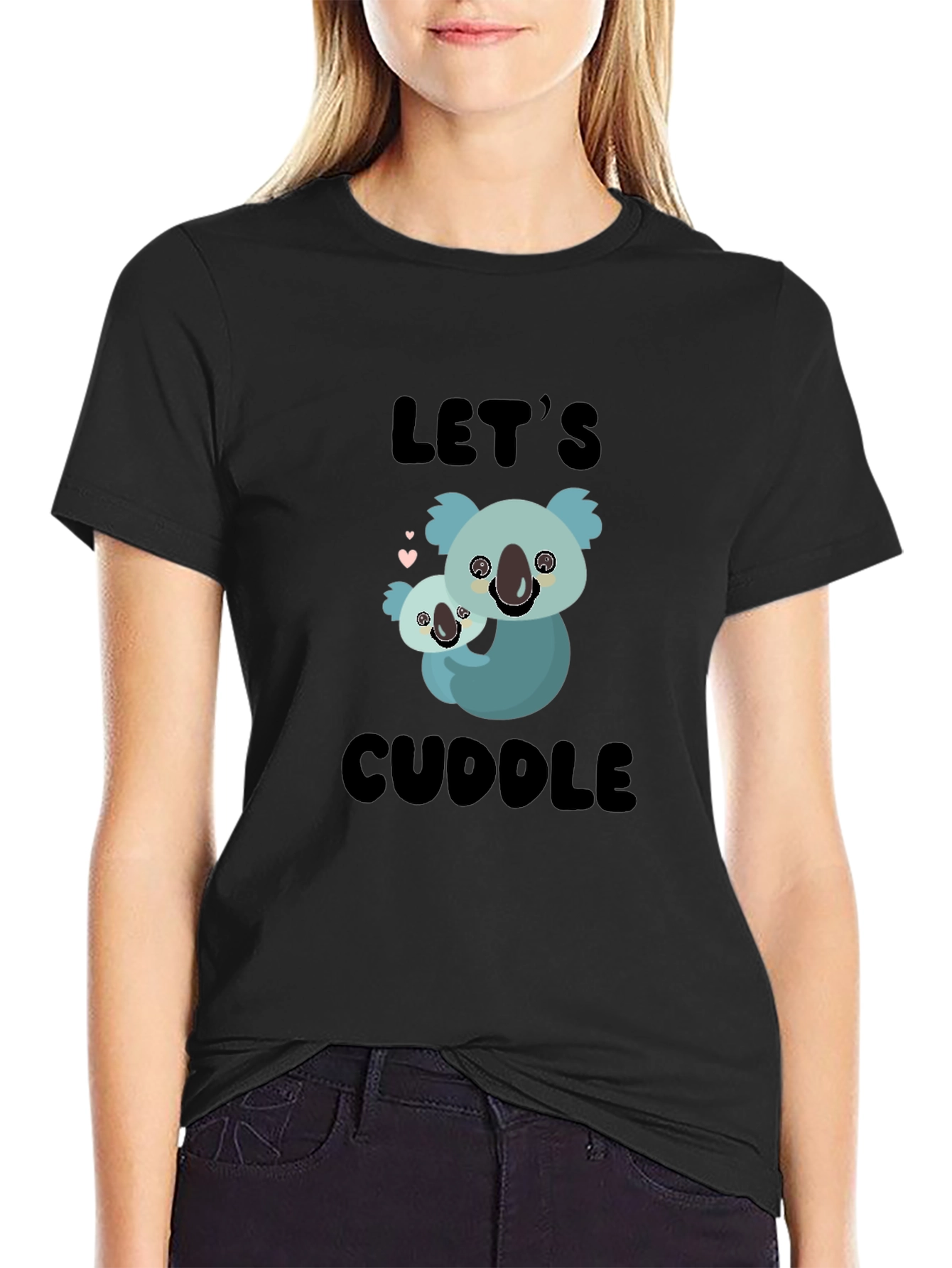Lets Cuddle Koala T-Shirt - Soft Cotton Tee