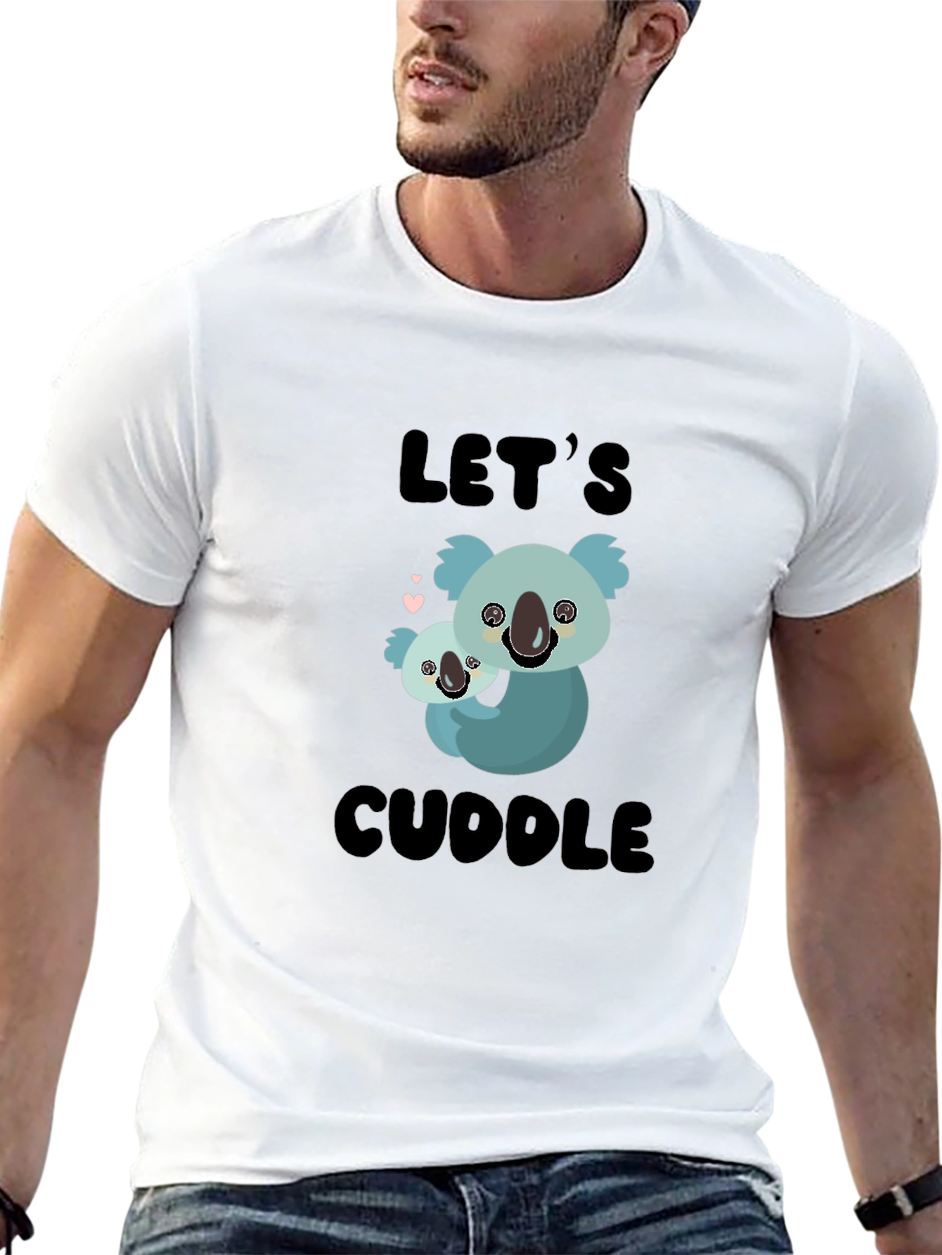 Lets Cuddle Koala T-Shirt - Soft Cotton Tee
