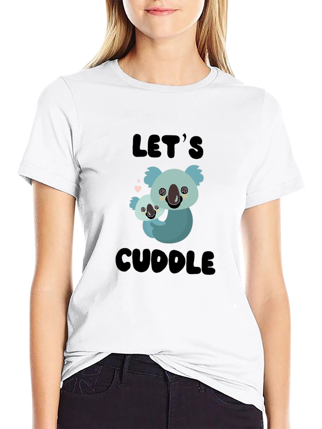 Lets Cuddle Koala T-Shirt - Soft Cotton Tee