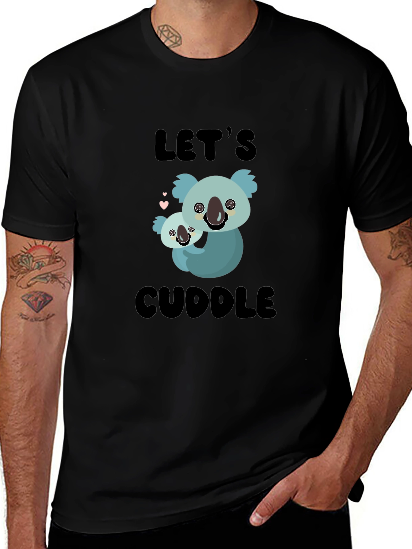 Lets Cuddle Koala T-Shirt - Soft Cotton Tee