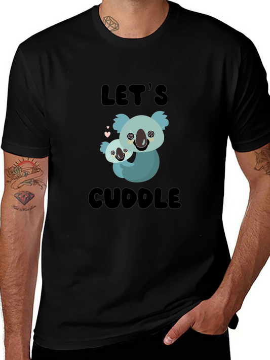 Lets Cuddle Koala T-Shirt - Soft Cotton Tee
