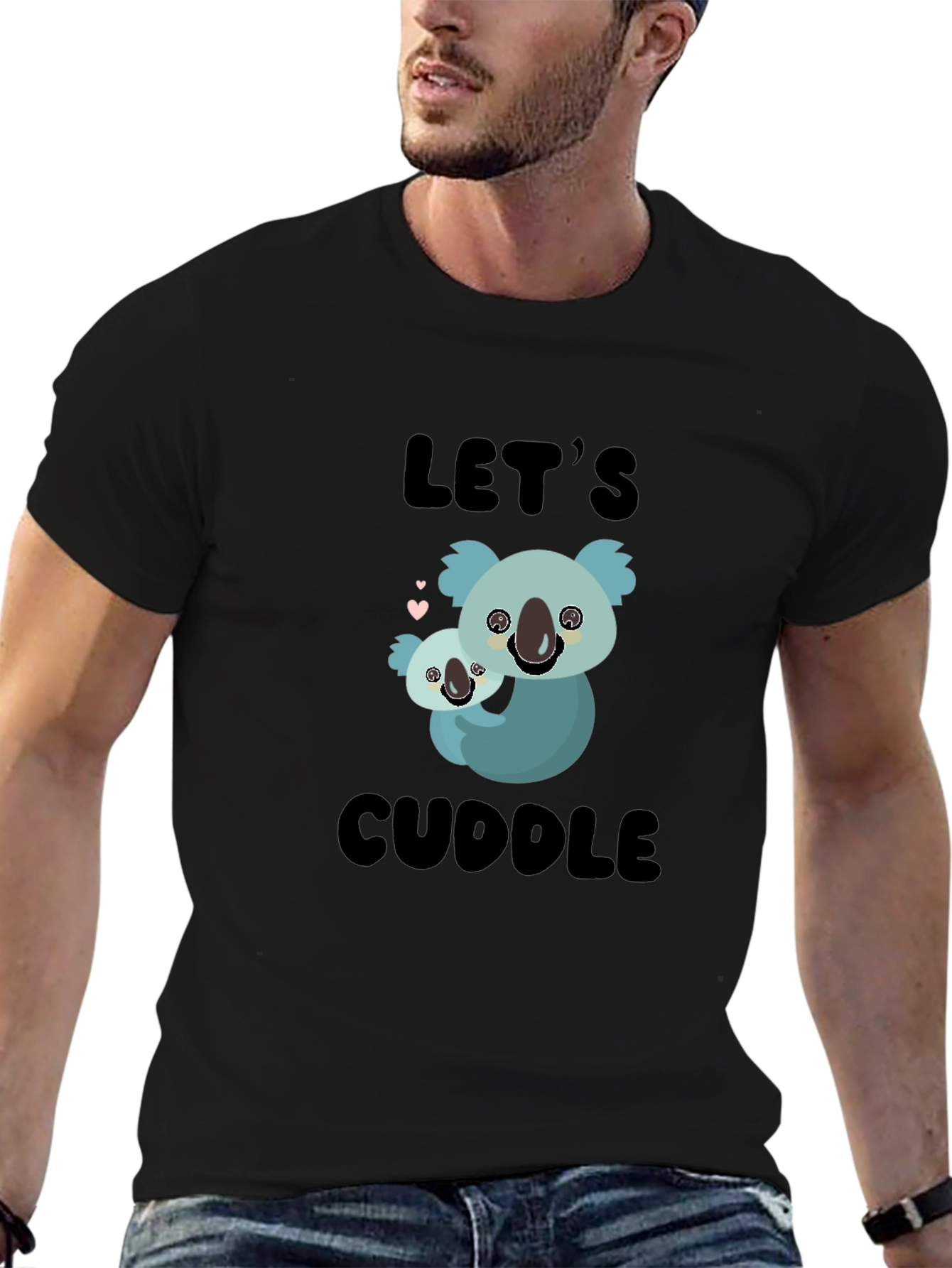 Lets Cuddle Koala T-Shirt - Soft Cotton Tee