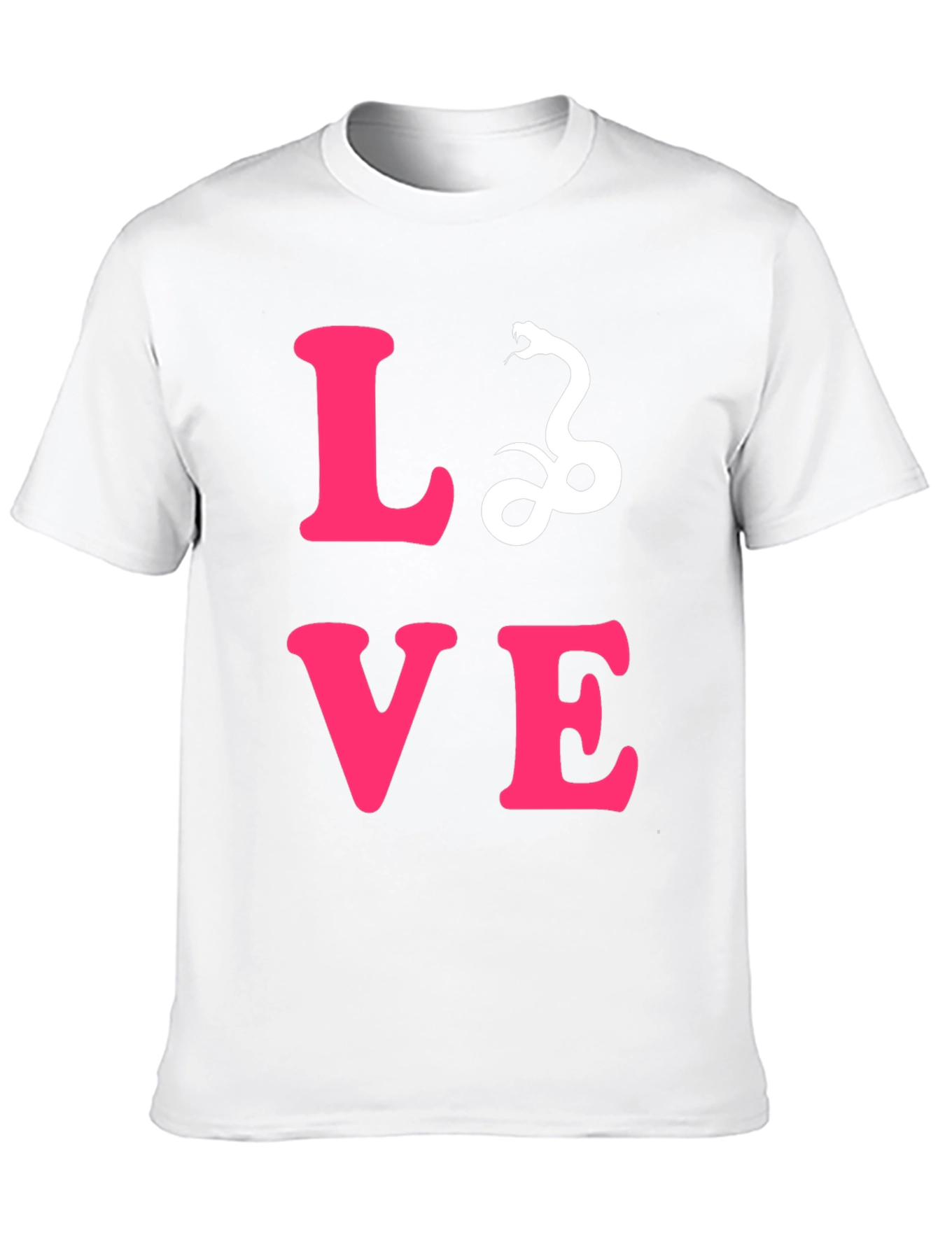 Love Snake Graphic Tee - Stylish Unisex T-Shirt