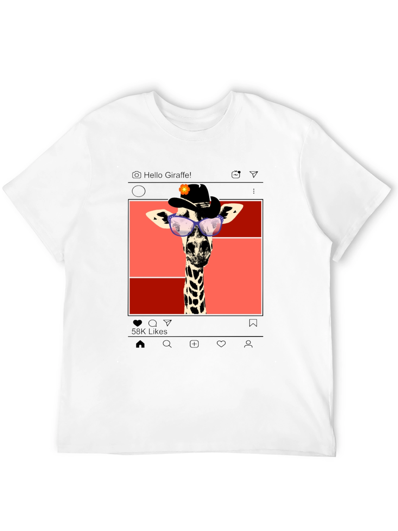 Giraffe Instagram T-Shirt