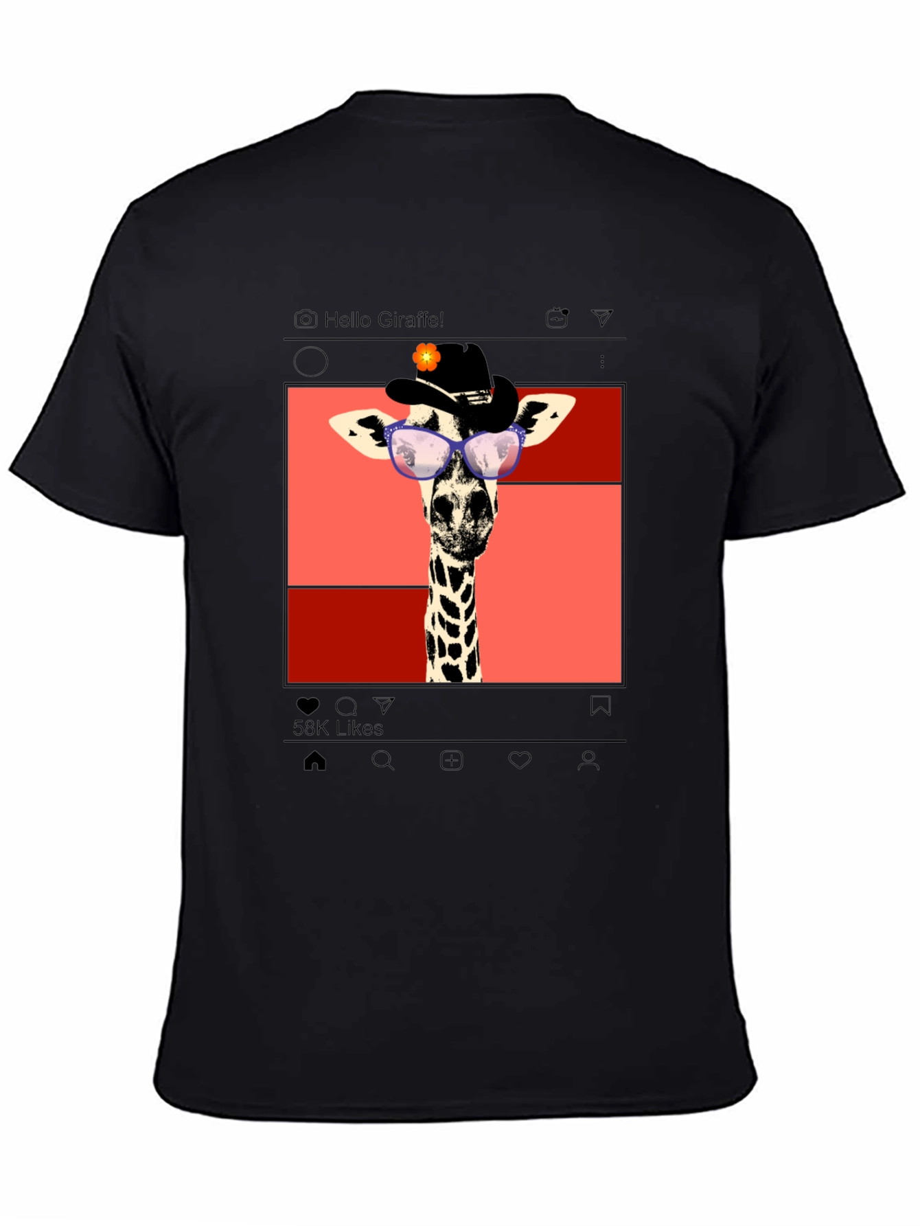 Giraffe Instagram T-Shirt