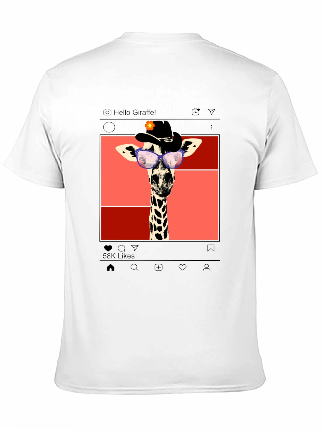 Giraffe Instagram T-Shirt
