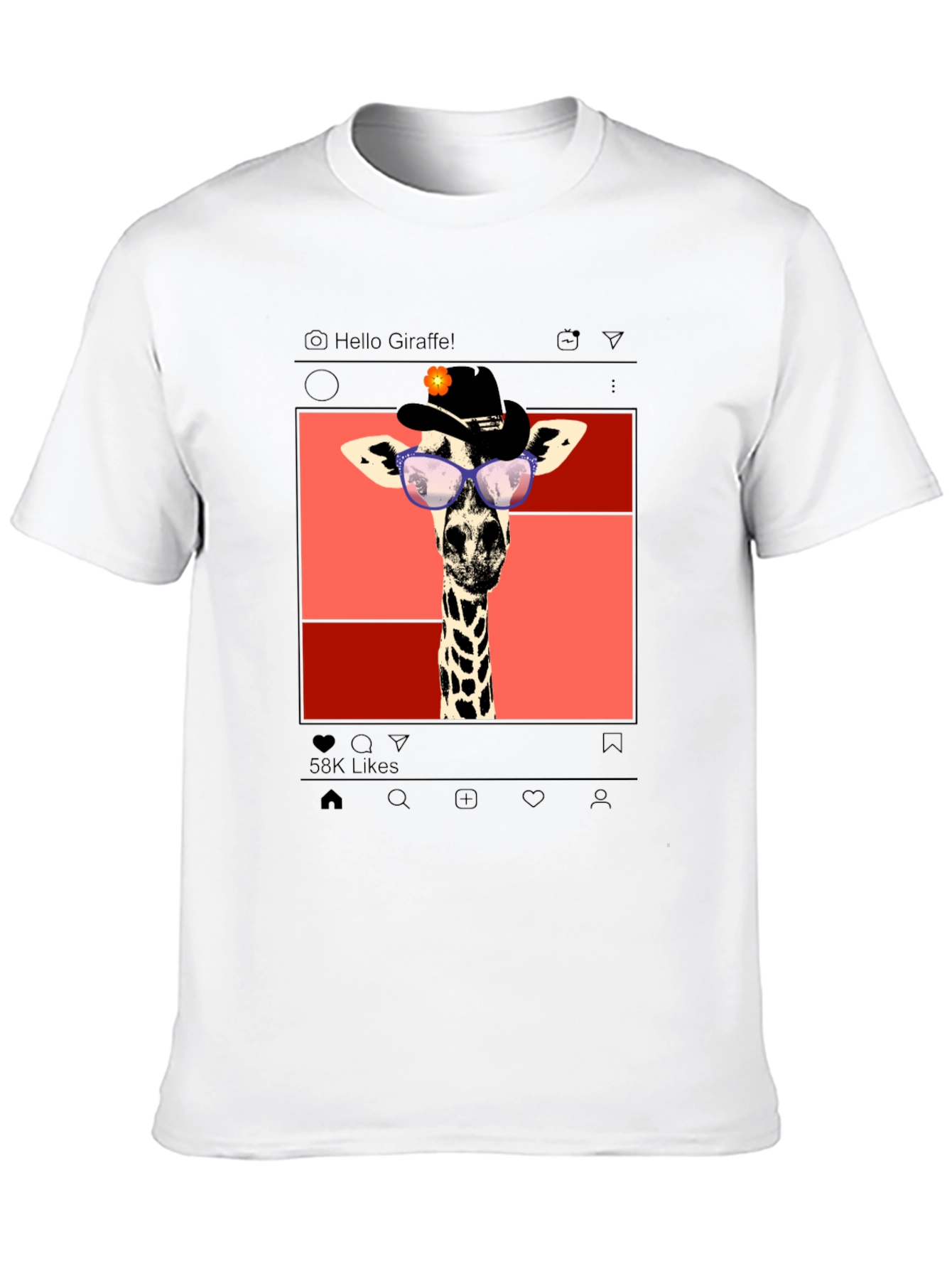 Giraffe Instagram T-Shirt